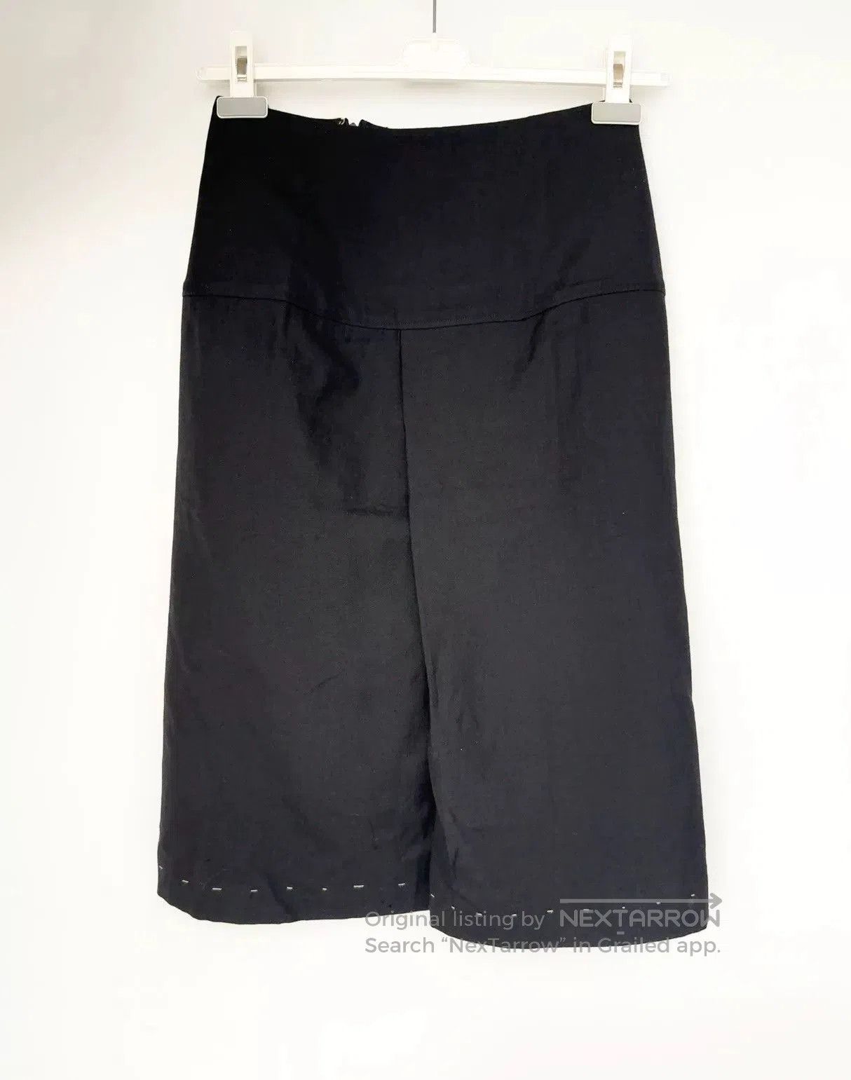 Yohji Yamamoto Yohji Yamamoto Black Sewing Skirt. Size 24" / US 00 / IT 34 - 6 Thumbnail