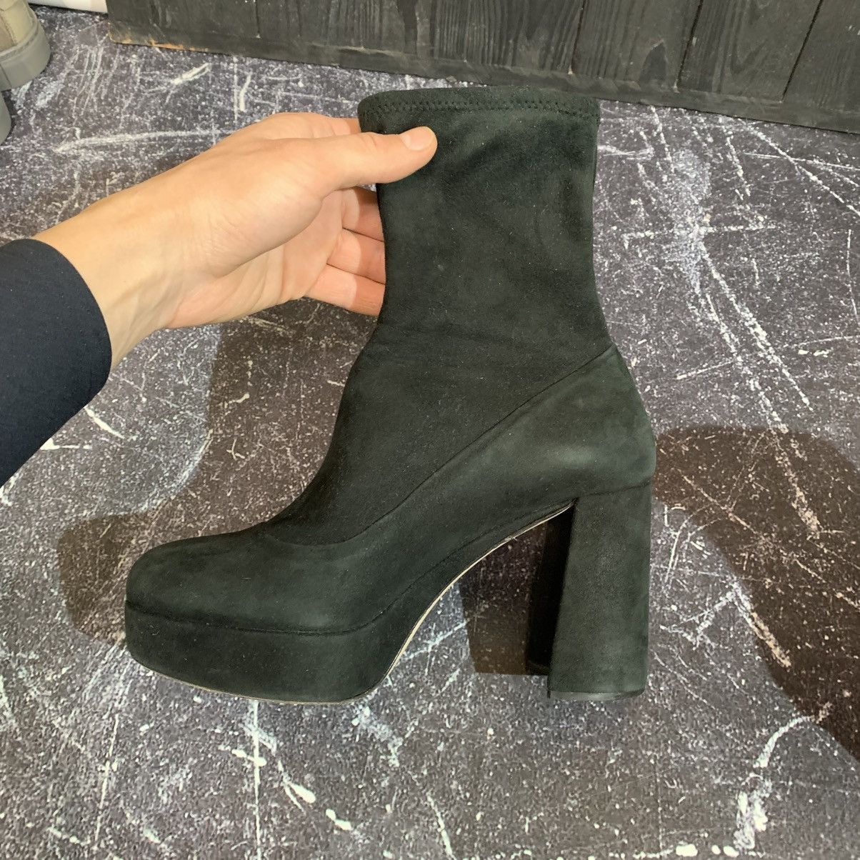 Miu Miu Miu Miu Women’s Black Suede Heels Size 39 Size US 9 / IT 39 - 10 Thumbnail
