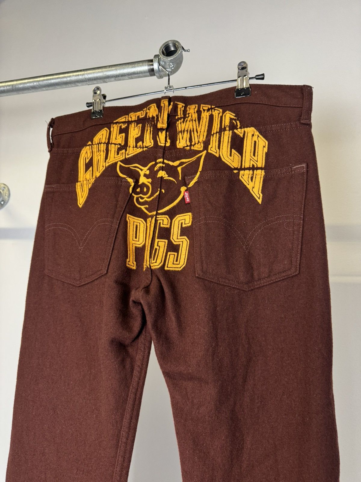 Junya Watanabe × Levi's Junya watanabe levis “greenwich pigs” wool pants Size US 34 / EU 50 - 1 Thumbnail