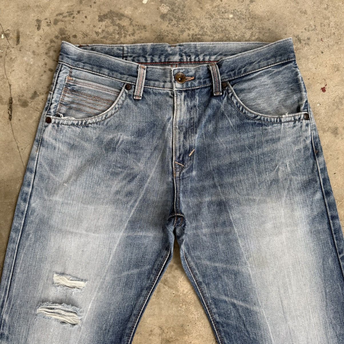Edwin W36x30 Vintage Edwin Faded Storm Mud Wash Denim Jean Size US 36 / EU 52 - 2 Thumbnail
