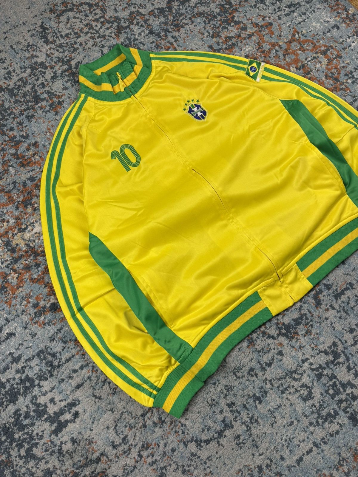 Vintage Vintage Y2K Brazil soccer football blokecore track zip sweat Size US XL / EU 56 / 4 - 3 Thumbnail