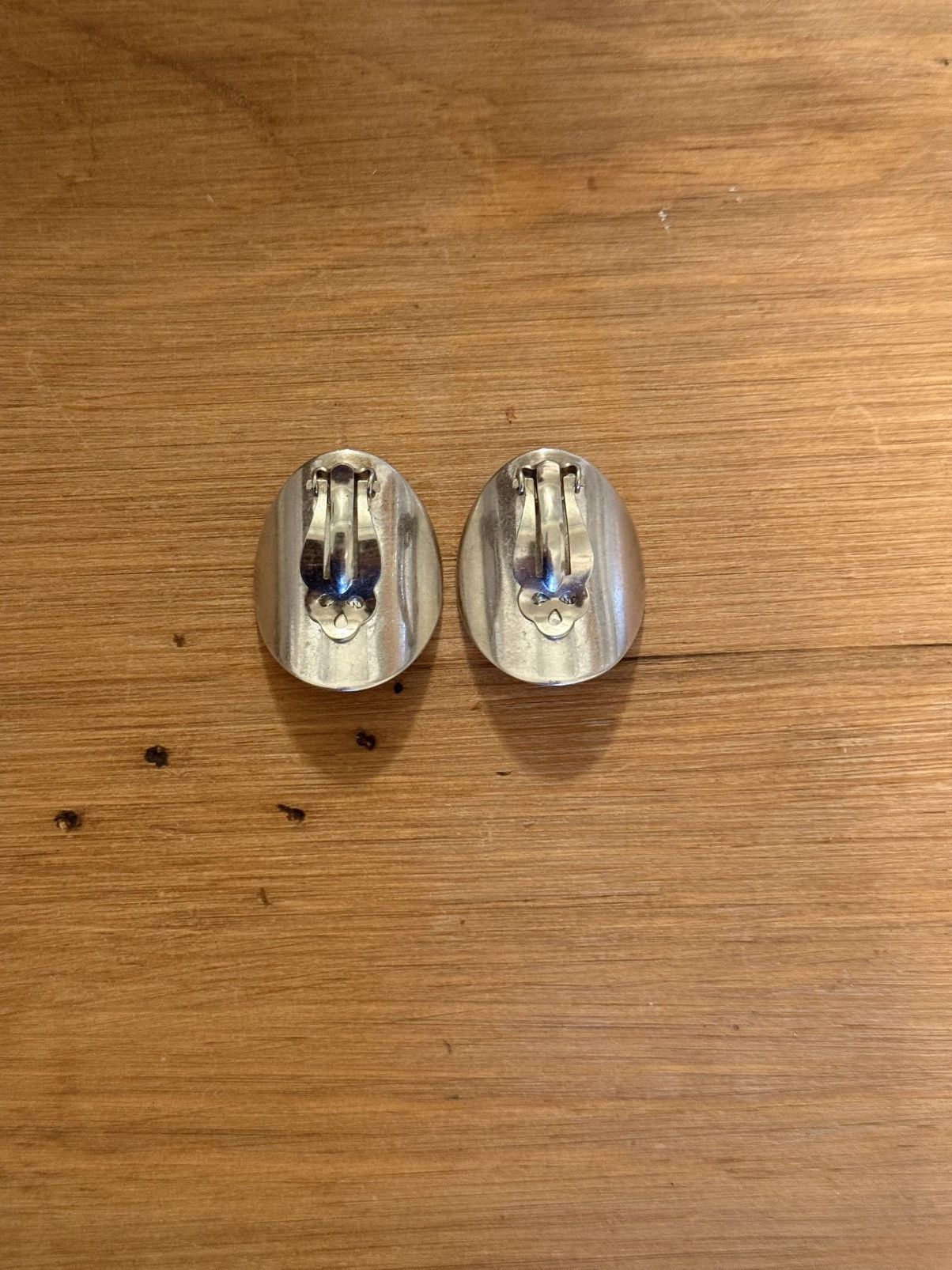 Vintage Jondell Modernist Sterling Silver Clip-On Earrings Size ONE SIZE - 3 Thumbnail