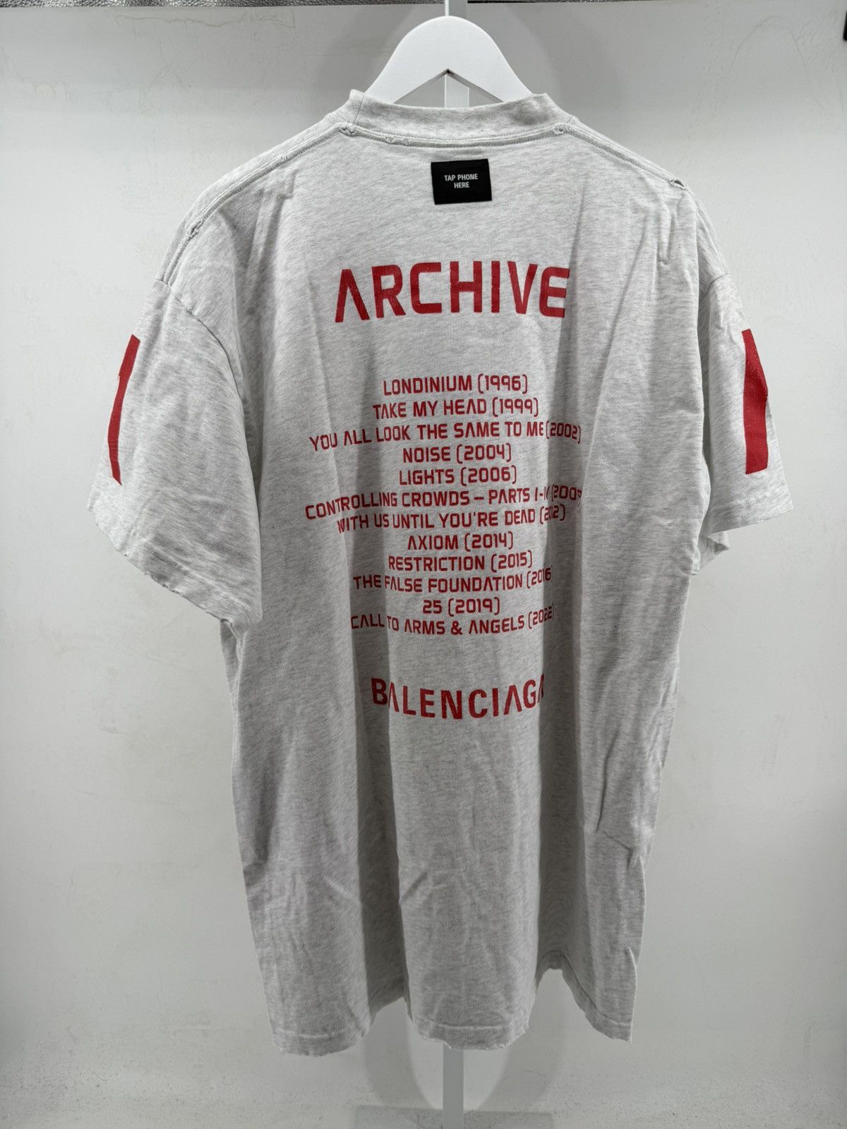 Balenciaga BNWT Balenciaga Archive Music Vintage Short Sleeve Shirt Size US M / EU 48-50 / 2 - 4 Thumbnail