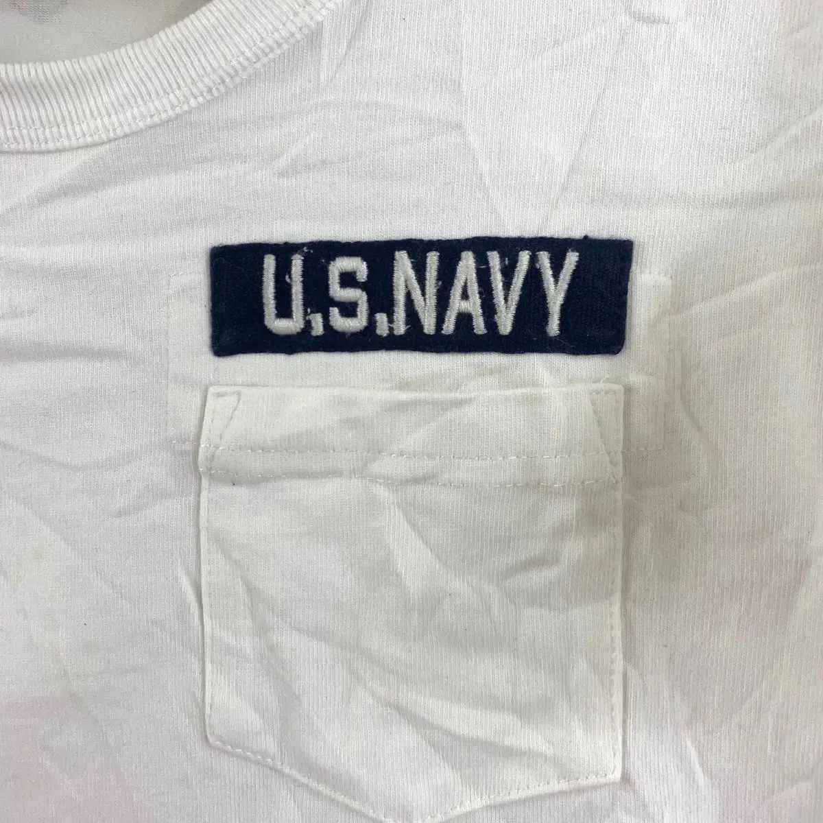 Avirex Vintage AVIREX US NAVY Premium Cotton Pocket Tee Shirt Top Size S / US 4 / IT 40 - 8 Thumbnail