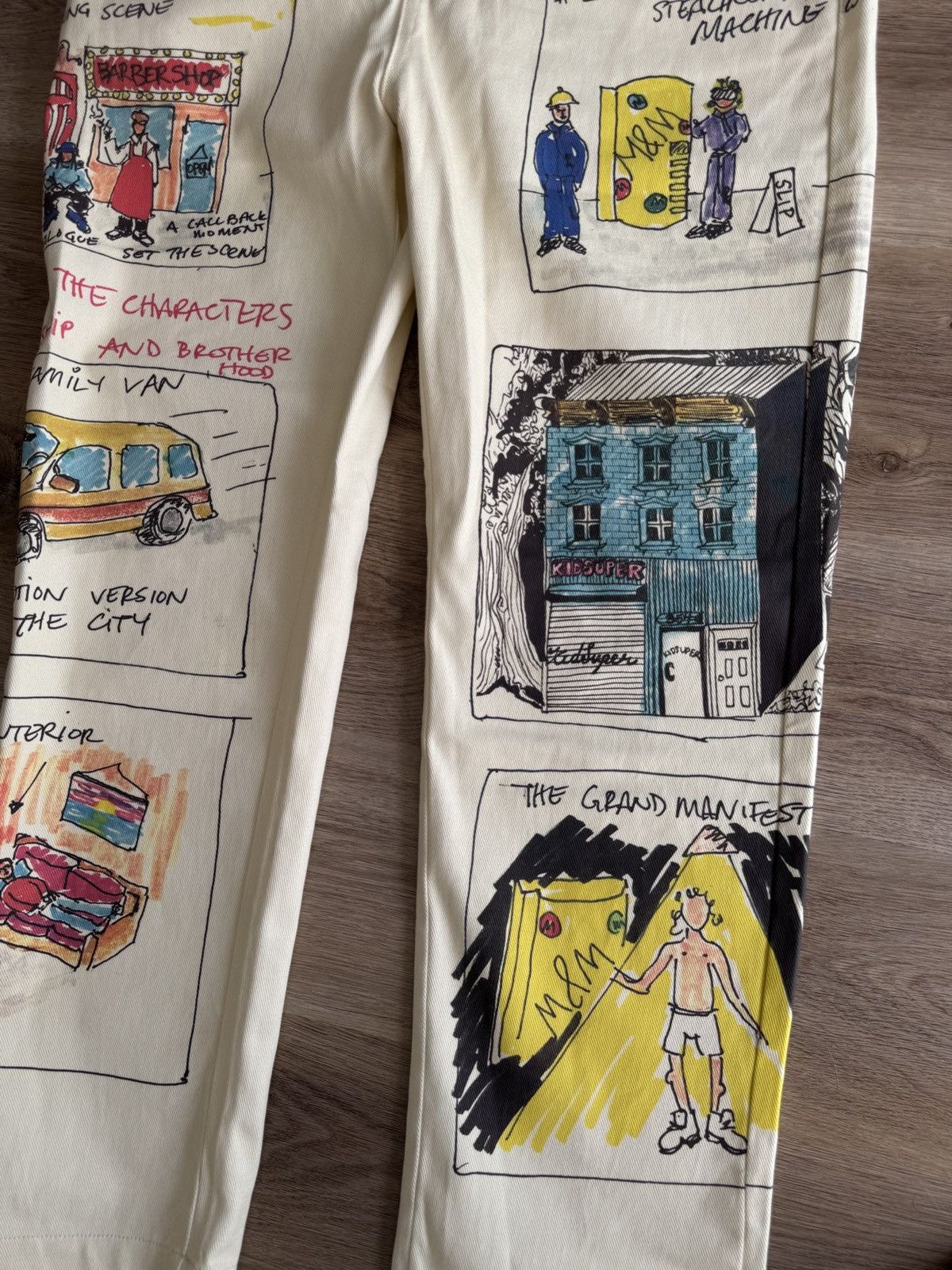 KIDSUPER SCREENPLAY PANT - MULTI / MENS SZ L 34