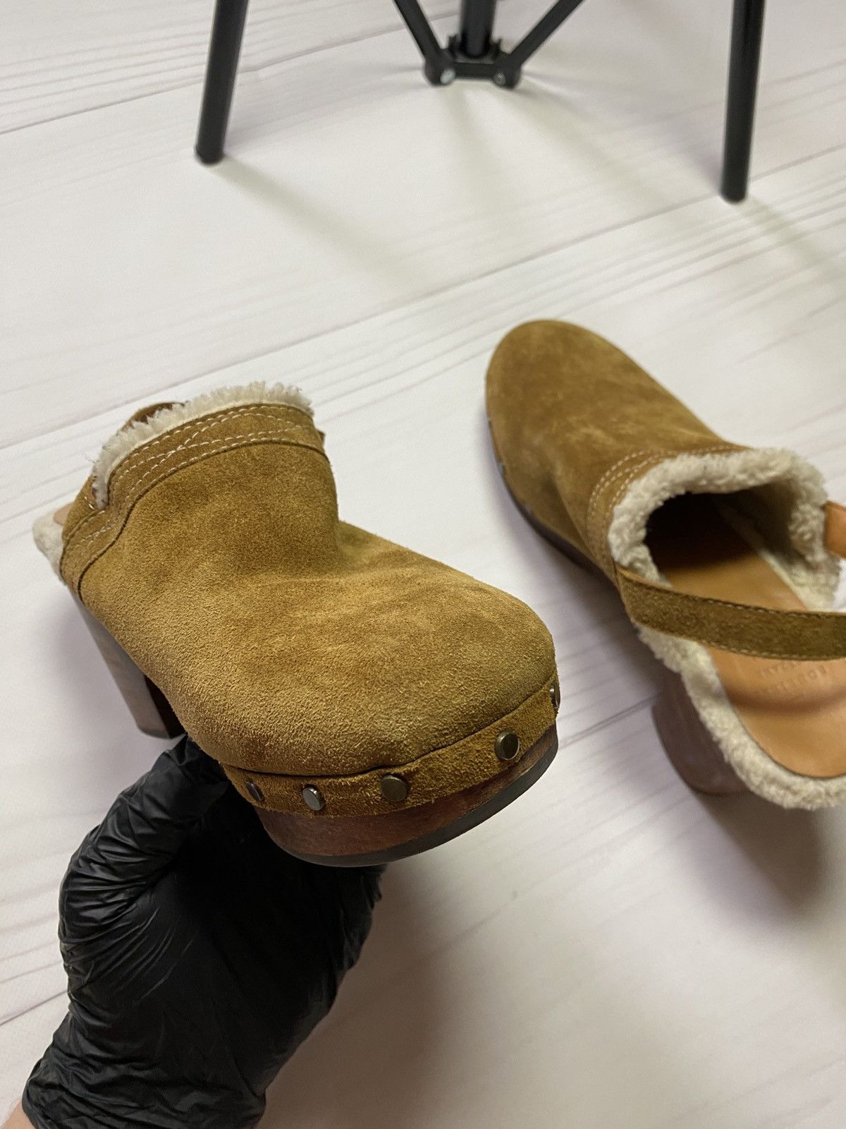 Sezane Sezane taylor suede clogs Size US 9 / IT 39 - 10 Thumbnail