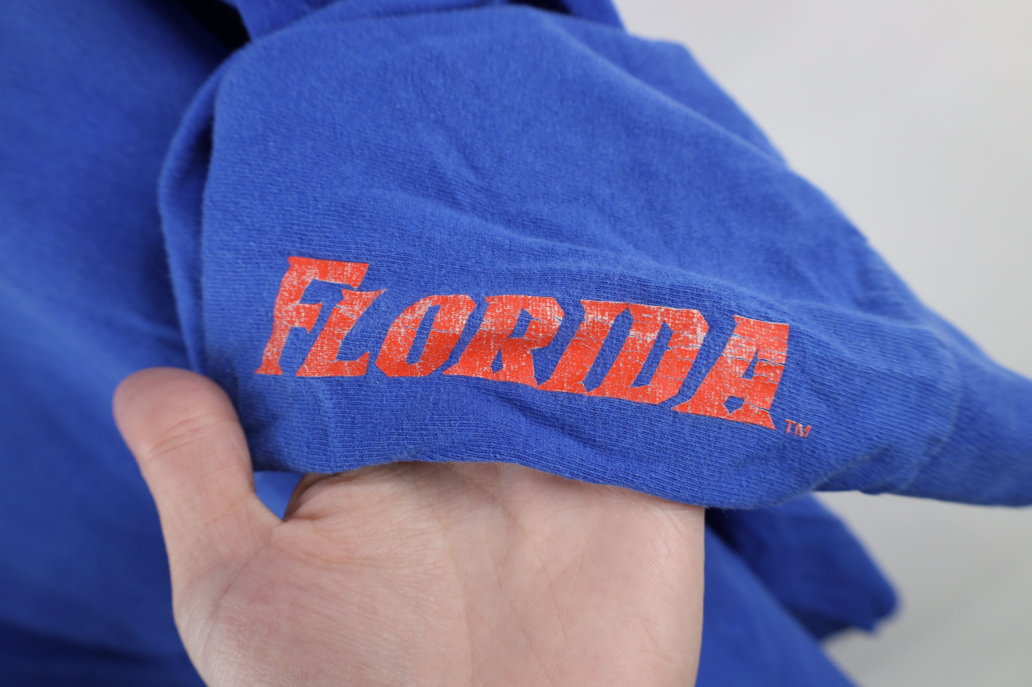 Nike × Vintage Vintage Nike Swoosh University Florida Long Sleeve T-Shirt Size US XL / EU 56 / 4 - 4 Thumbnail