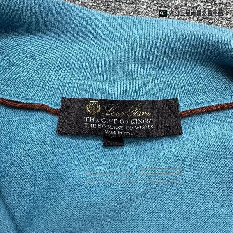 Loro Piana Loro Piana Men's Light Blue Zip Pilot Jacket. Size US M / EU 48-50 / 2 - 5 Thumbnail