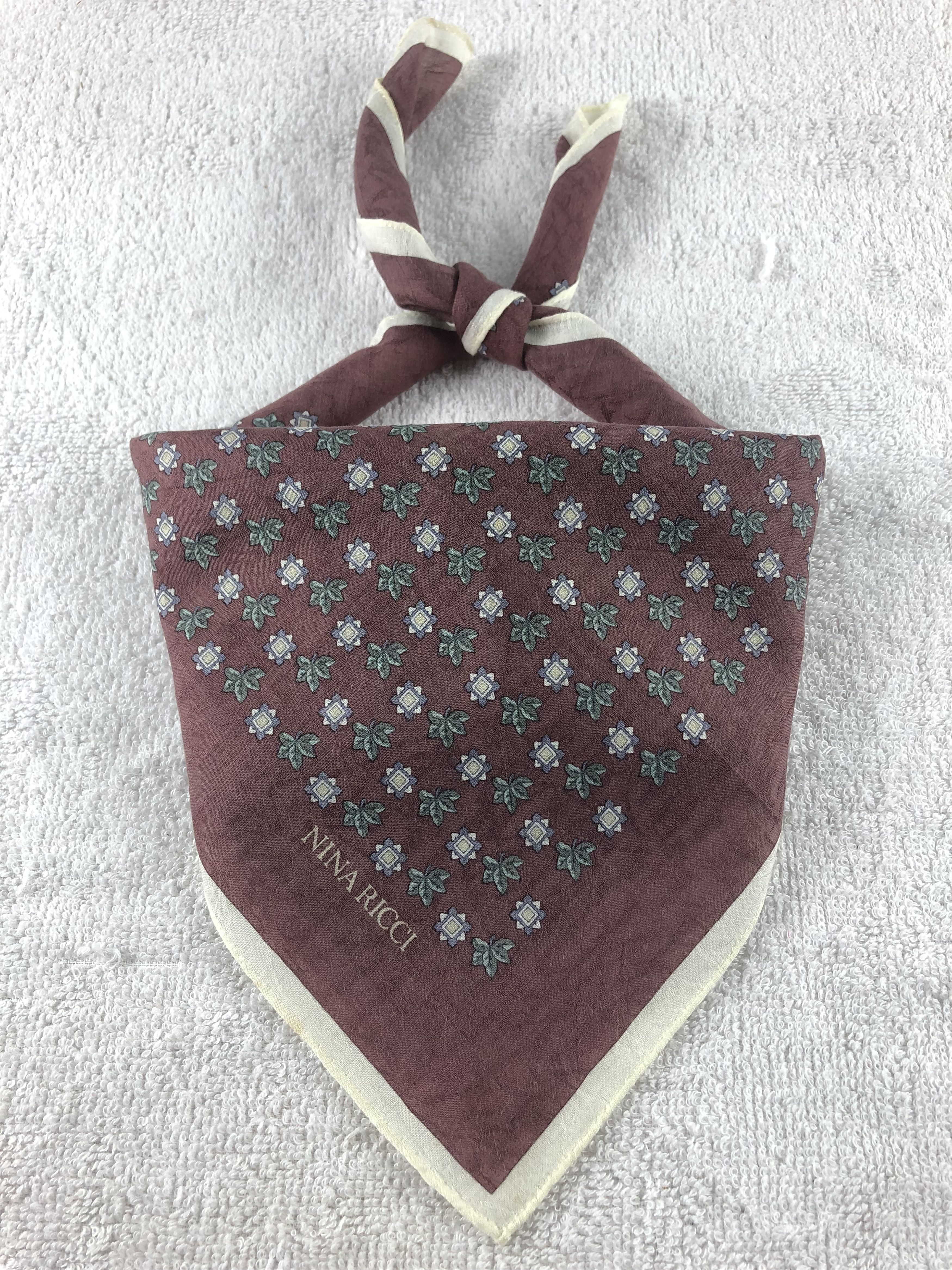 Nina Ricci × Vintage Nina Ricci Handkerchief / Bandana / Neckerchief Size ONE SIZE - 1 Thumbnail