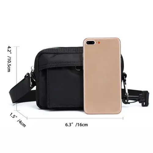 Japanese Brand Nylon Small Shoulder Crossbody Bag for Men Size ONE SIZE - 3 Thumbnail