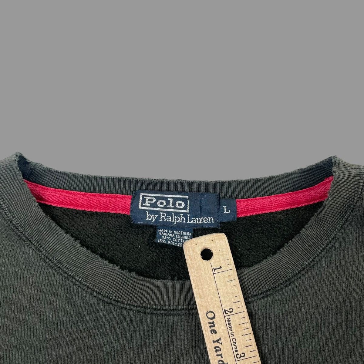 Polo Ralph Lauren × Vintage Vintage 90s polo Ralph Lauren sweatshirt Size US L / EU 52-54 / 3 - 5 Thumbnail