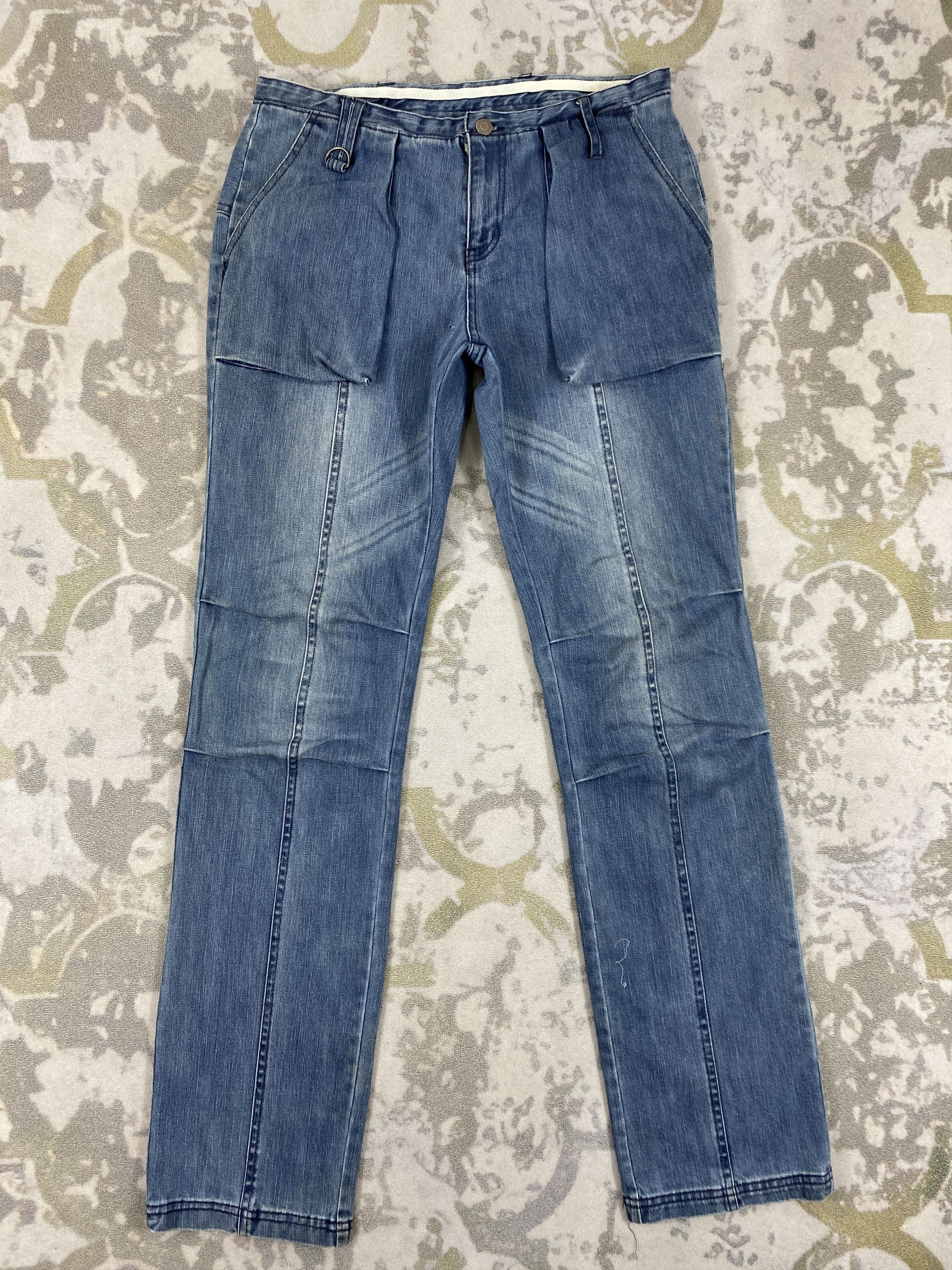 image of Hype Faded Blue Vintage Morgan Homme Jeans 32X33.5 Denim- Jn3541, Men's