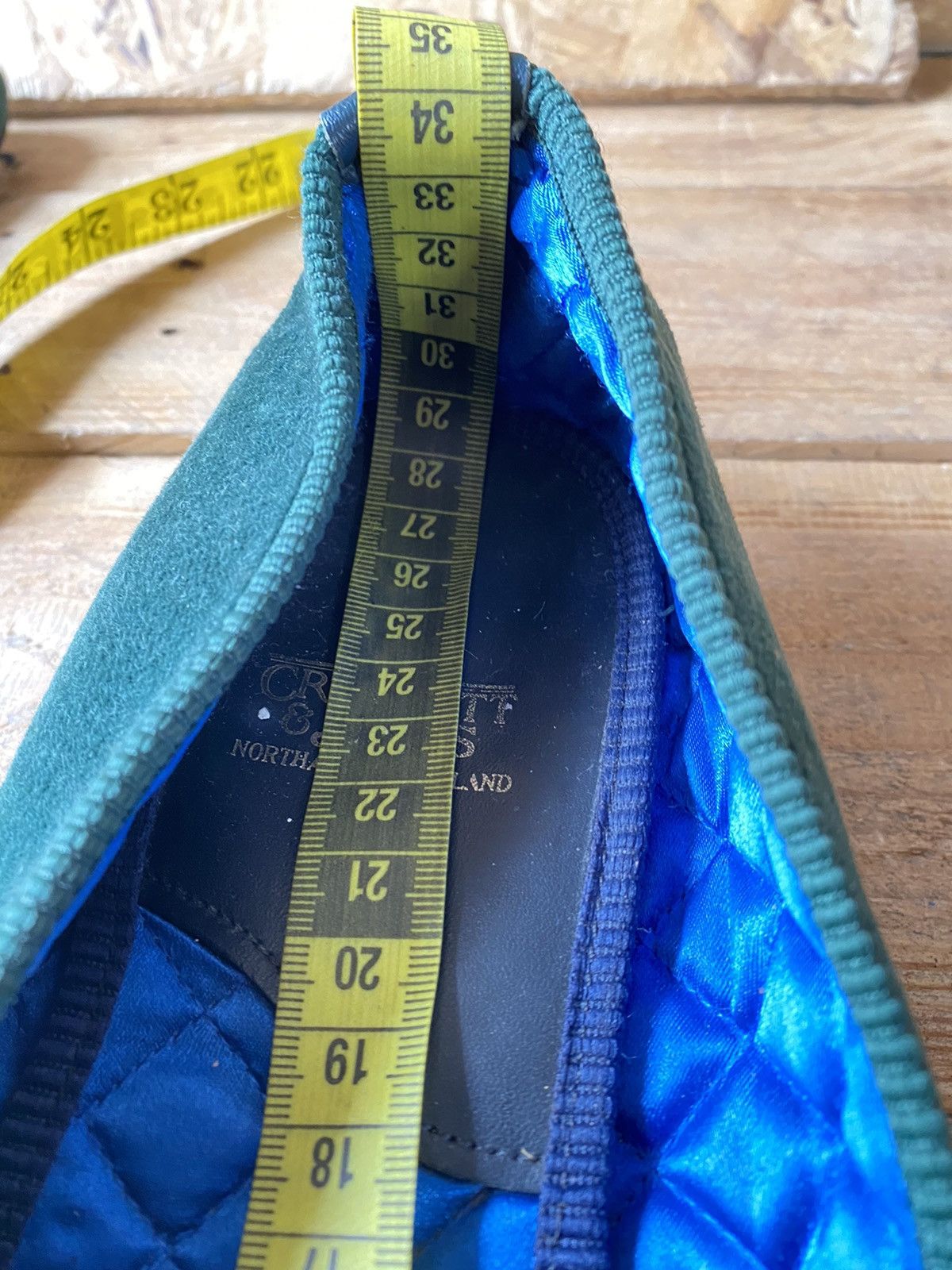 Crockett & Jones Crockett and jones slip slippers green loafer uk sz10.5 Size US 11 / EU 44 - 17 Thumbnail