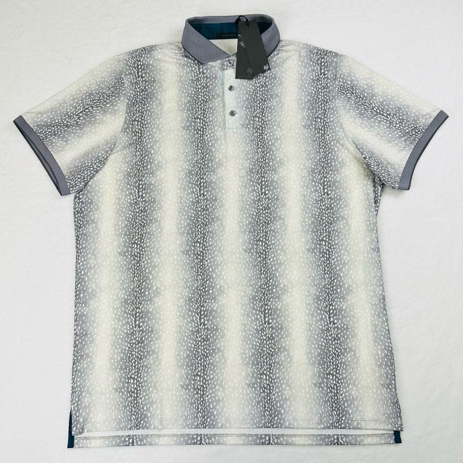 Other Greyson Men’s XL Artic Doe Eyed Golf Performance Polo Shirt Size US XL / EU 56 / 4 - 3 Thumbnail