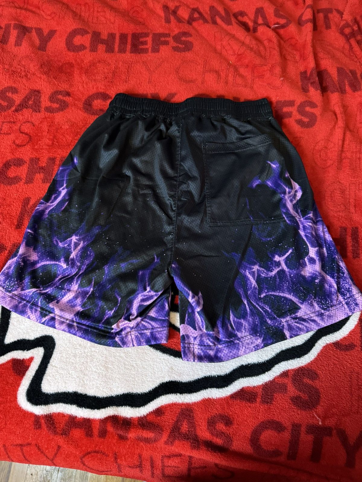 FUCT FUCT OG Logo Flame Mesh Shorts XL Size US 36 / EU 52 - 2 Thumbnail