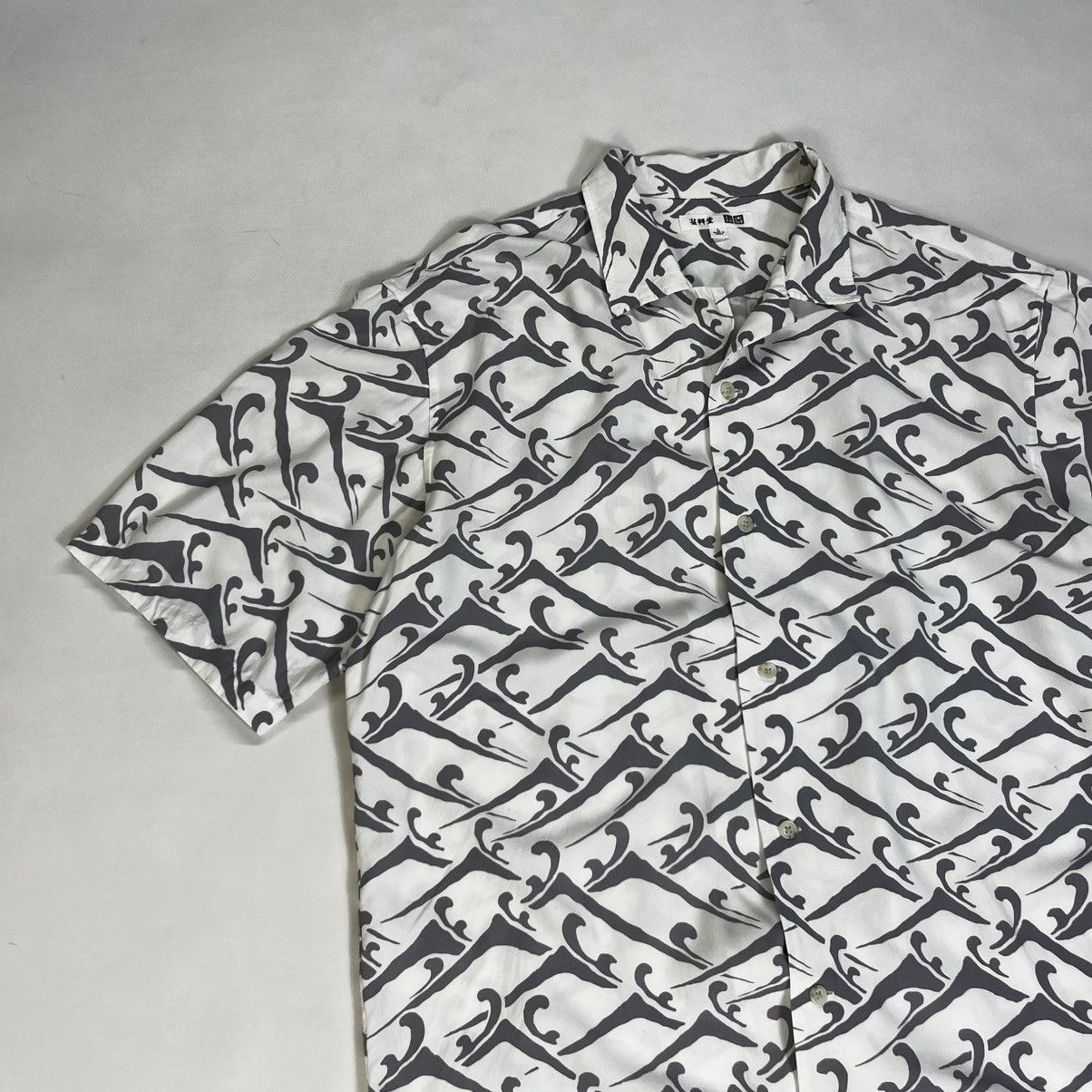 Uniqlo Uniqlo Printed Open Collar Short Sleeve Shirt Size US L / EU 52-54 / 3 - 2 Thumbnail