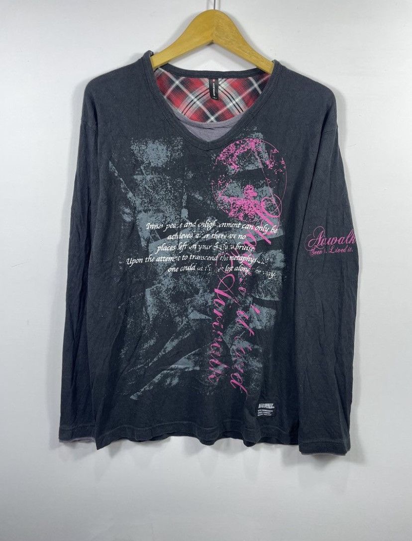 Airwalk Double Layer Airwalk Gothic punk Long sleeve tee ifsix style Size US XL / EU 56 / 4 - 1 Thumbnail