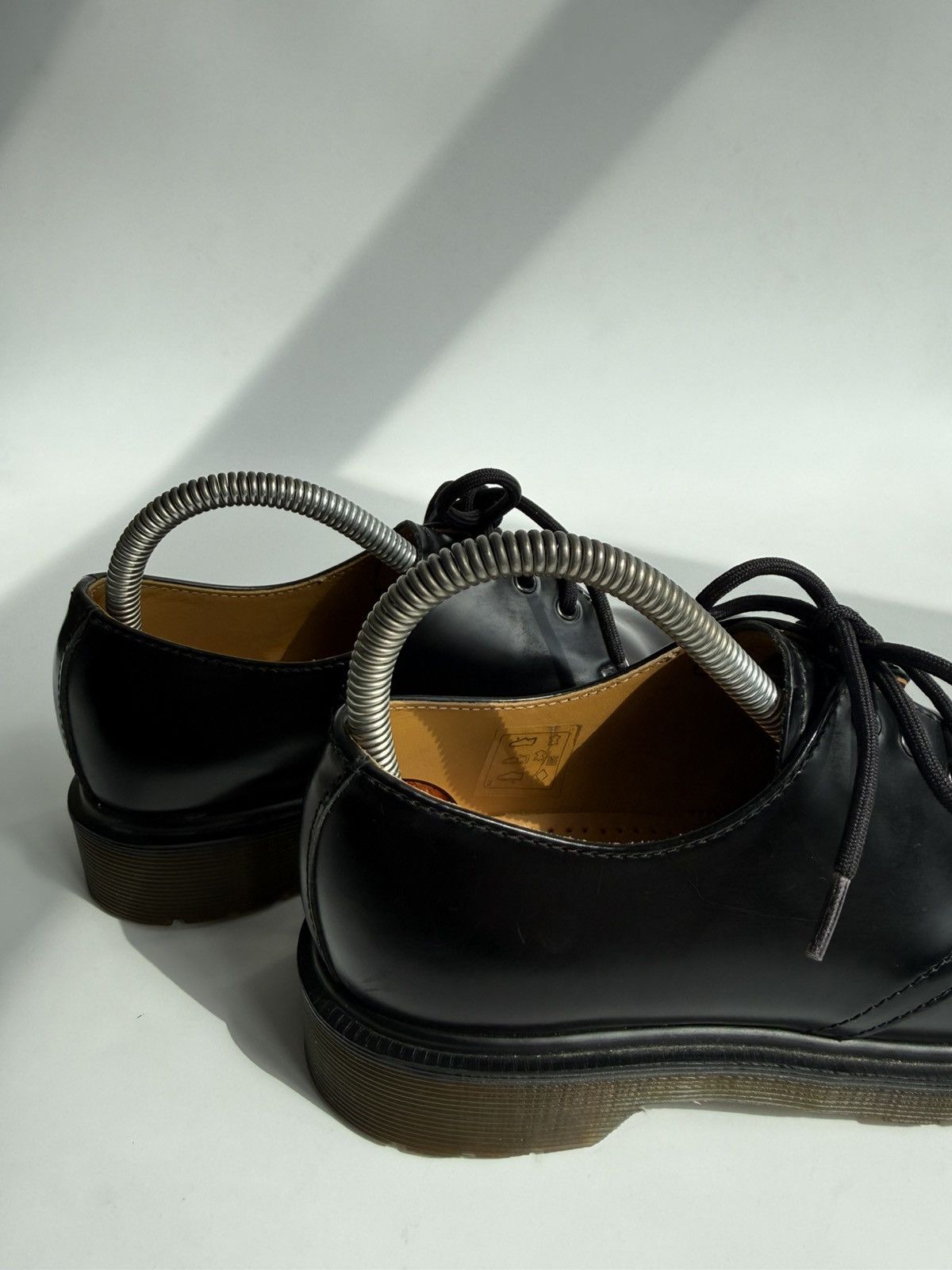 Dr. Martens Dr. Martens 1461 PW Black Smooth Leather 3-Eye Shoes Size US 6 / IT 36 - 9 Thumbnail