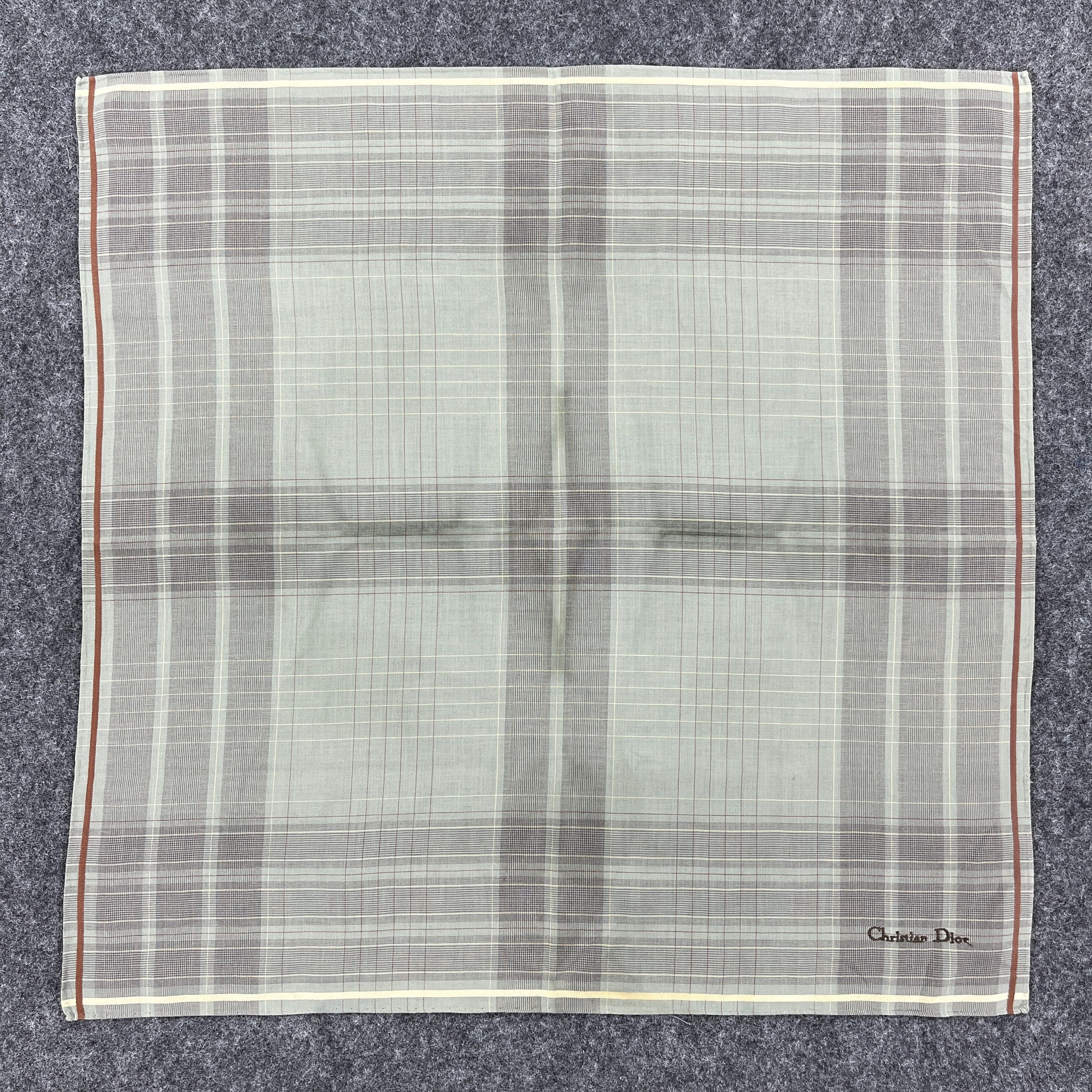 Vintage Christian Dior Handkerchief / Bandana / Neckerchief B206 Size ONE SIZE - 2 Thumbnail