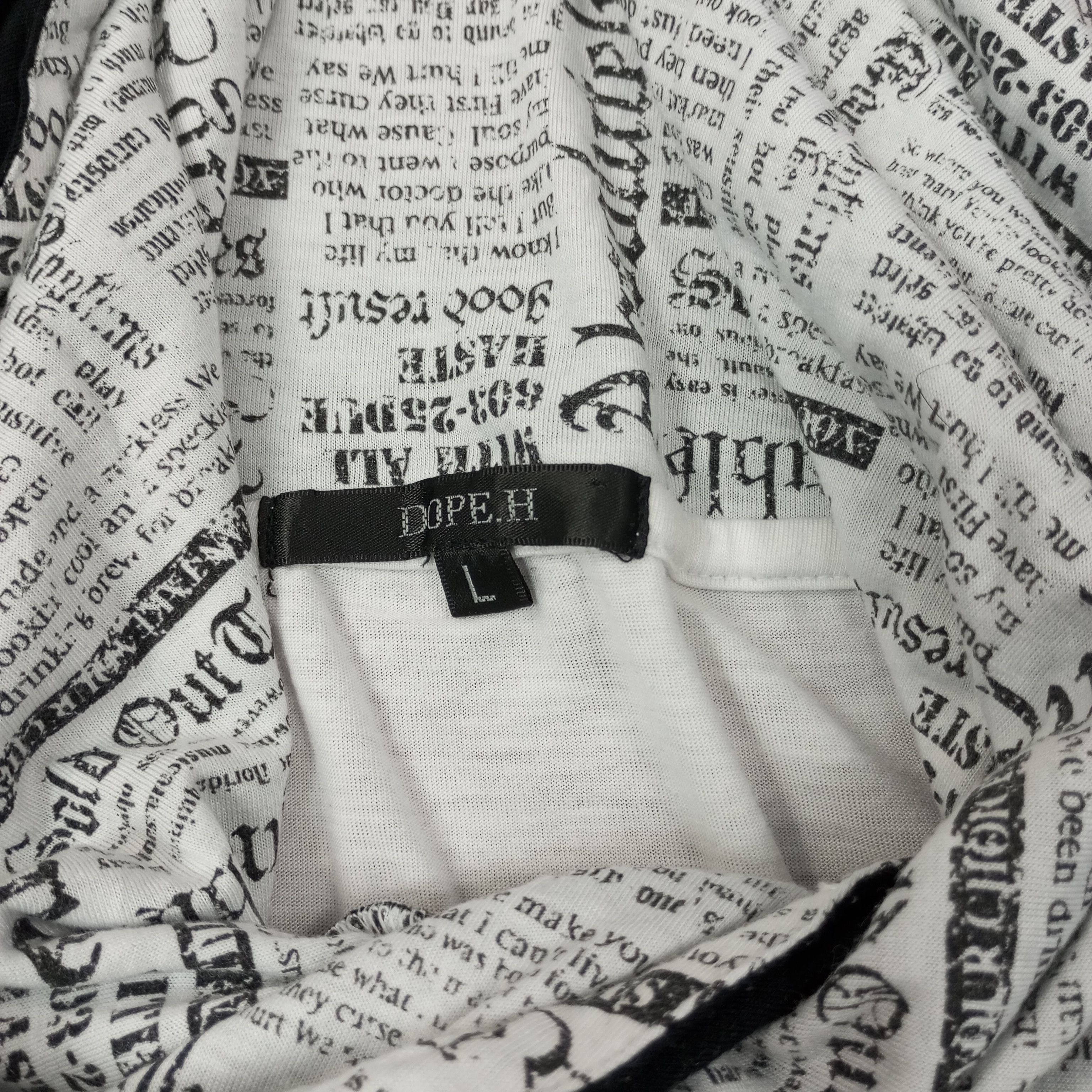 Vintage Dope.H Punk Streetwear Style Tshirt c223n51 Size US S / EU 44-46 / 1 - 5 Thumbnail