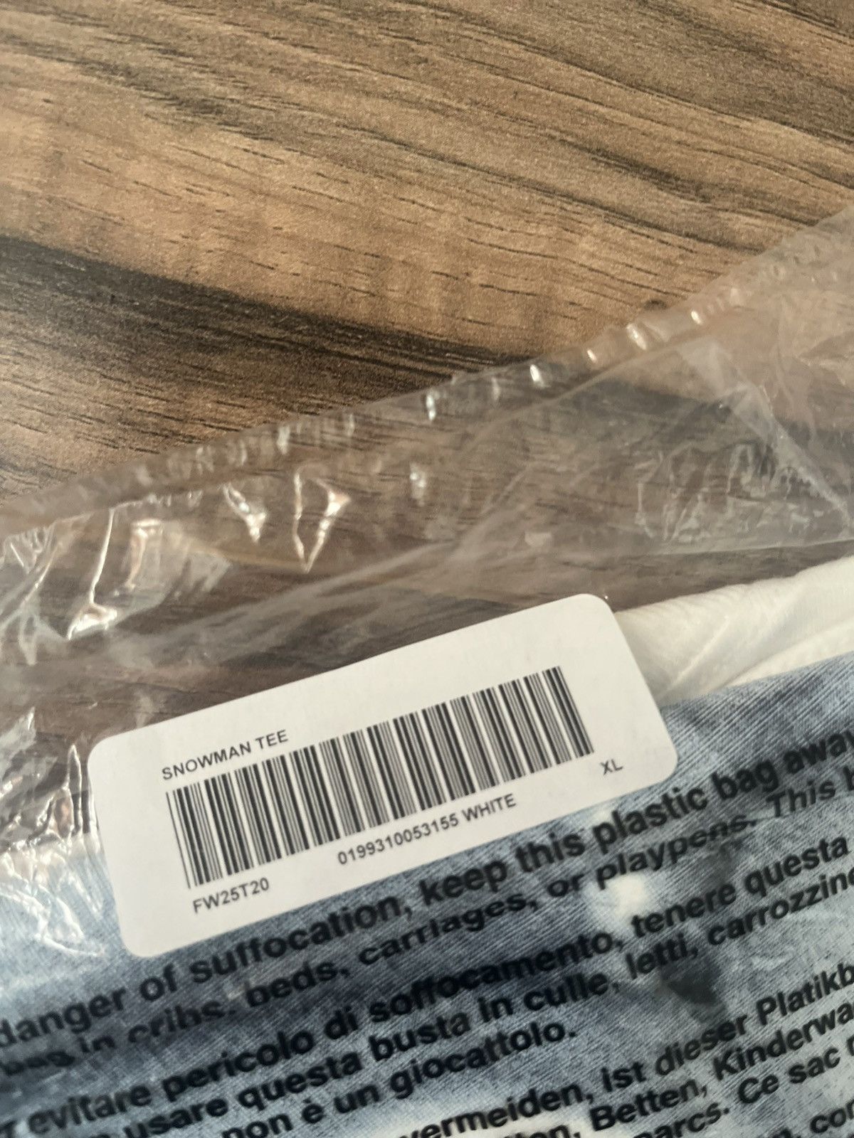 Supreme Supreme Snowman Tee Size US XL / EU 56 / 4 - 2 Thumbnail