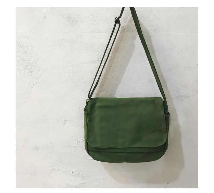 Japanese Brand Canvas Shoulder Crossbody Bag Size ONE SIZE - 3 Thumbnail