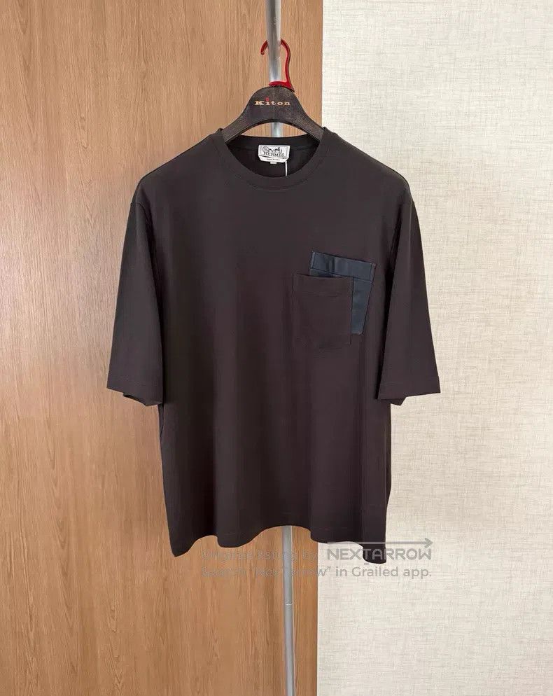Hermes Hermes Men's Short Sleeve T-Shirt for Spring and Summer Size US XL / EU 56 / 4 - 1 Thumbnail