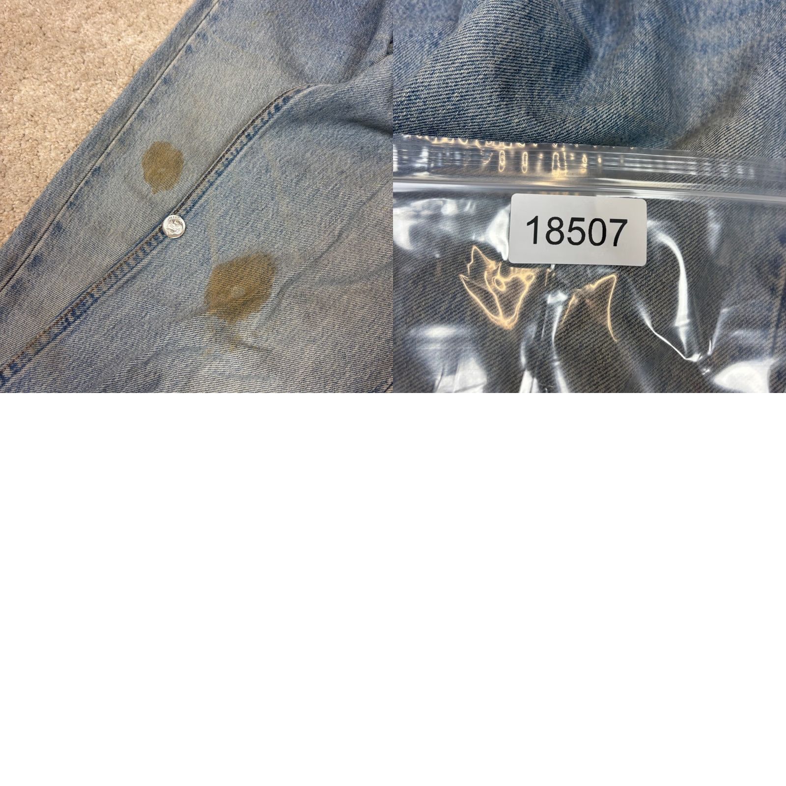 Levi's VINTAGE Levi's 501 Jeans Straight 28x32 Made in USA 90s Raw Hem Blue Size US 28 / EU 44 - 9 Thumbnail