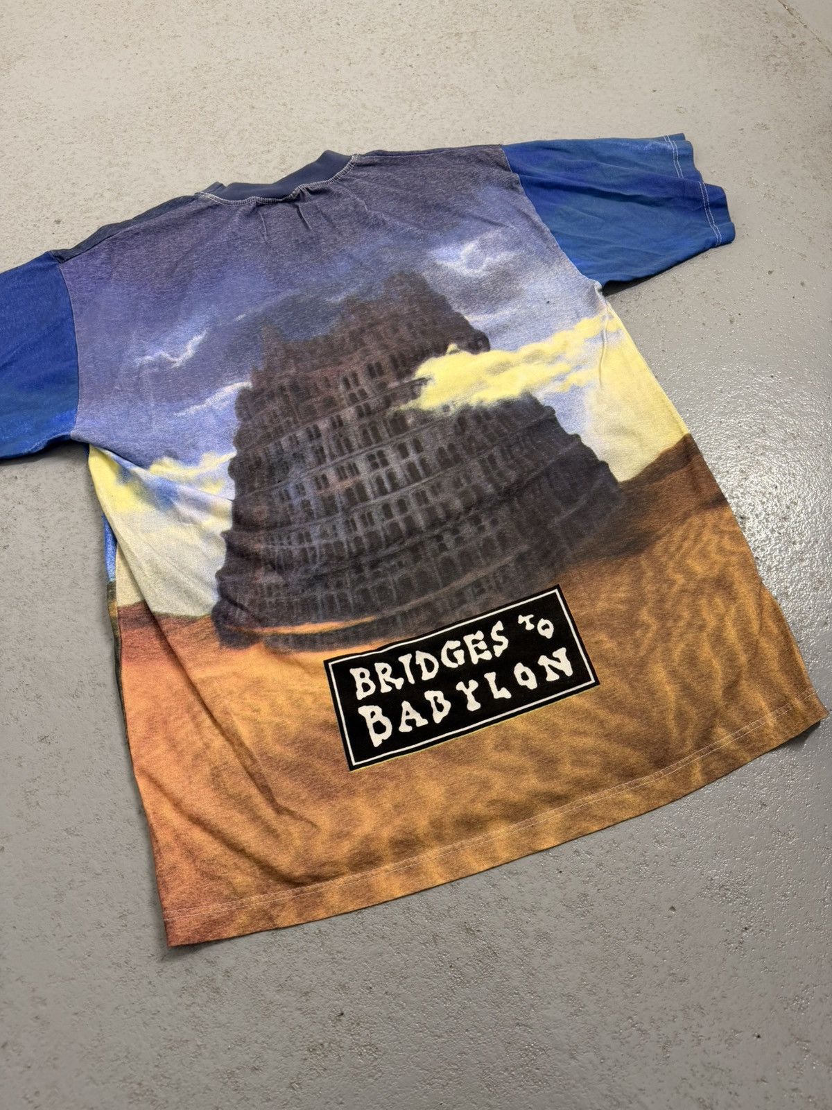 Band Tees Vintage 1998 The Rolling Stones Briges To Babylon T-Shirt Size US M / EU 48-50 / 2 - 10 Thumbnail