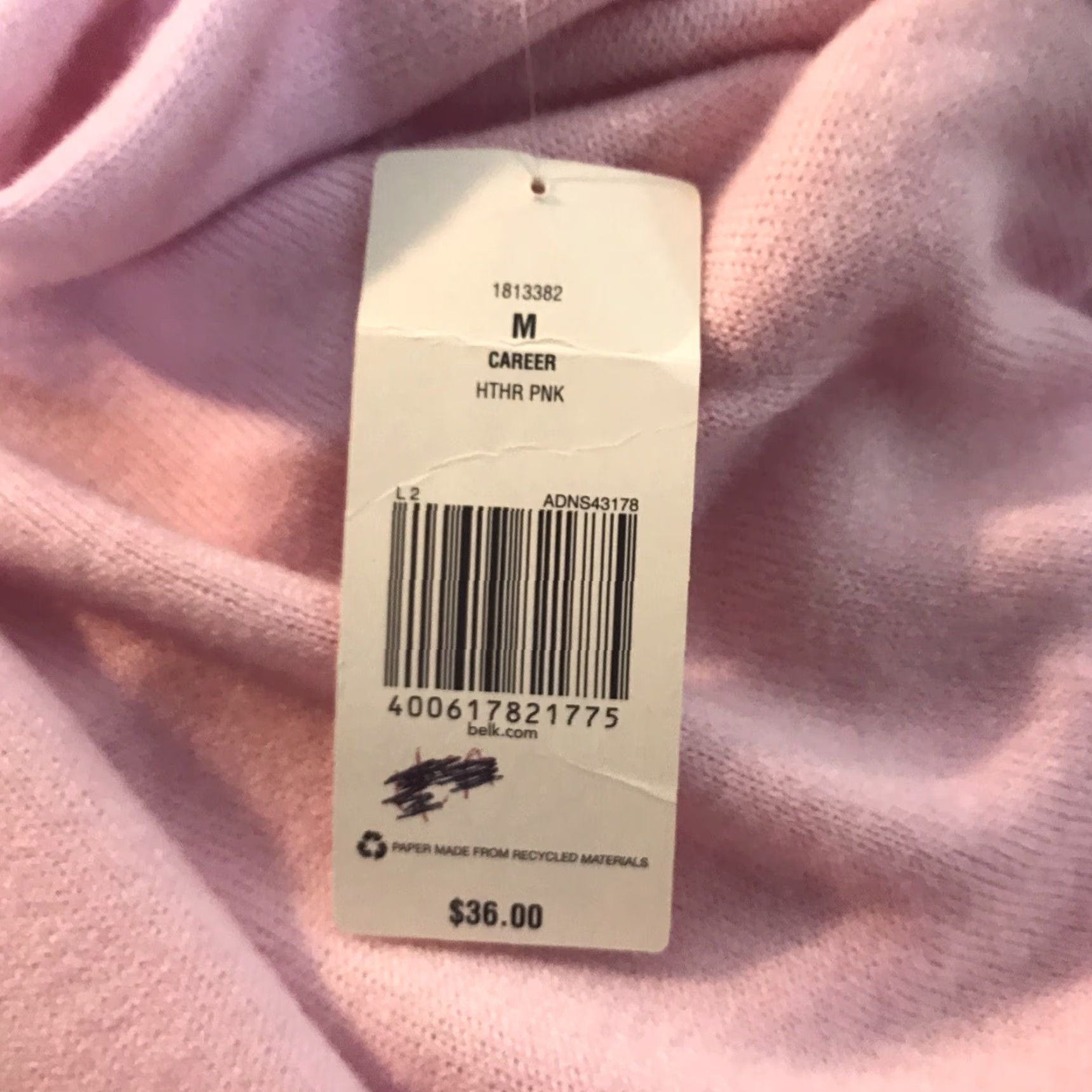 Pinko Kim Rogers Womens Sweater Pullover Mock Neck Long Sleeve Acrylic Fall Winter Spring M Pink Casual Size M / US 6-8 / IT 42-44 - 8 Thumbnail