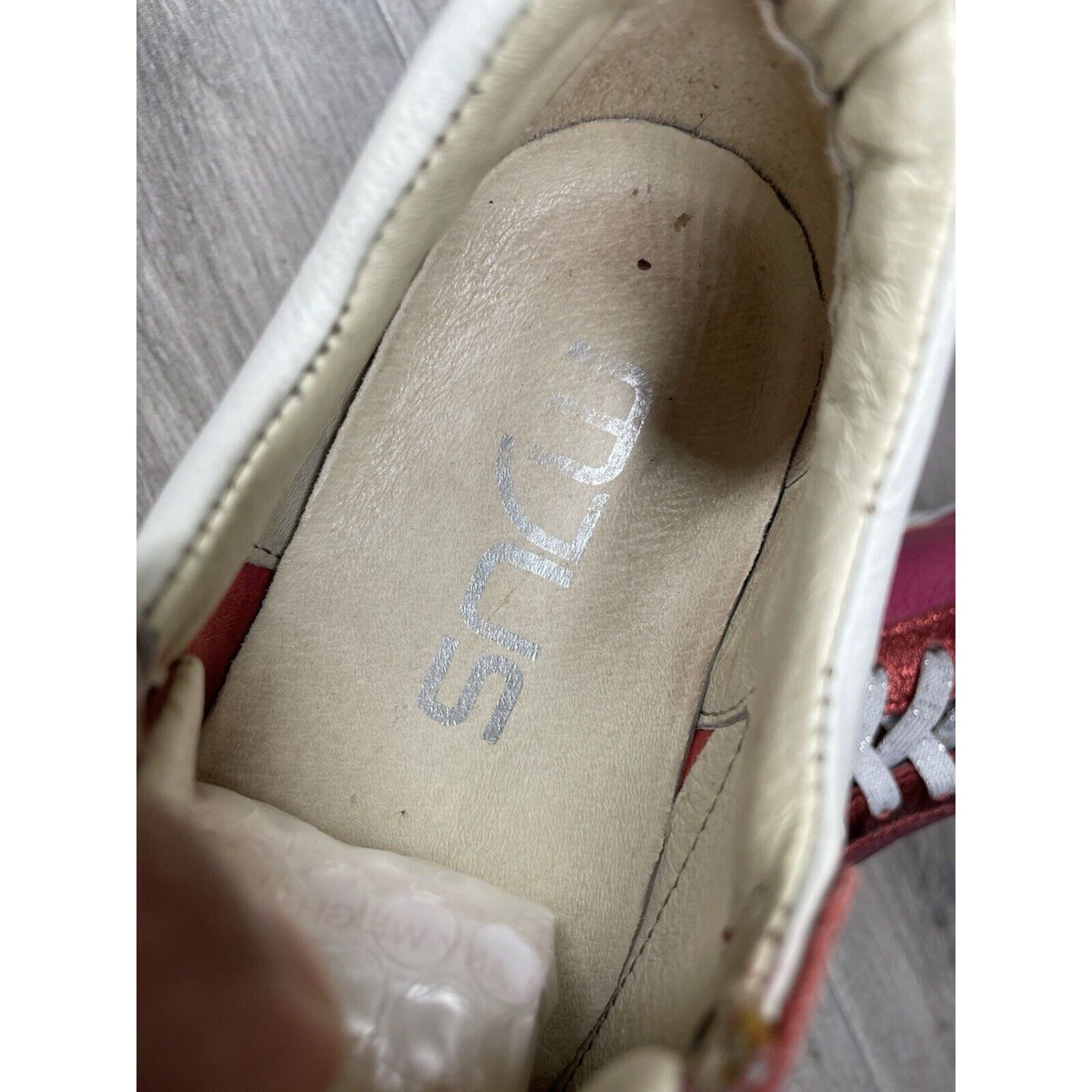 Other MJUS Pink Metallic Leather Comfort Casual Lace Up Sneakers W Size US 6.5 / IT 36.5 - 15 Thumbnail