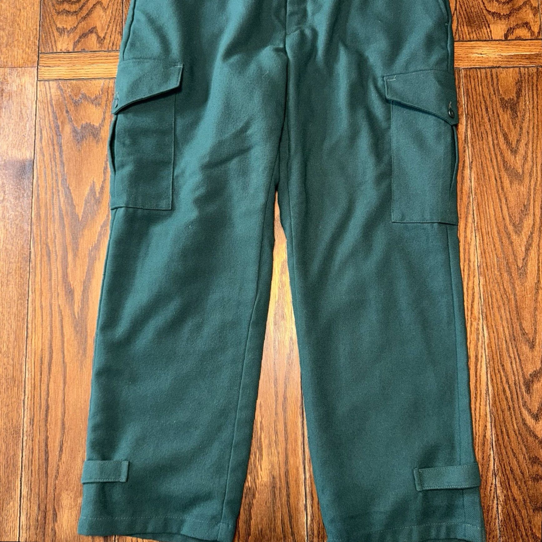 Vintage VINTAGE LL Bean Pants Mens 38x29 Green Heavy Field Hunting Logger Trousers Size US 38 / EU 54 - 2 Thumbnail