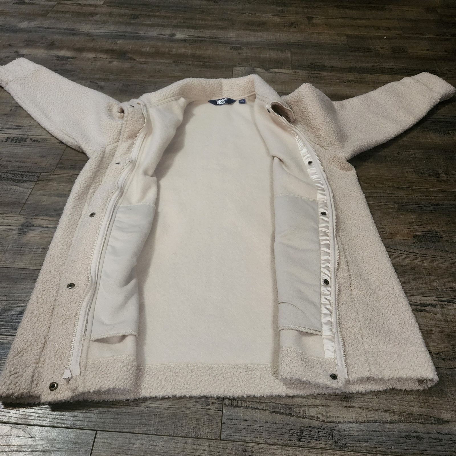 Lands' End Womens Land End Boucle Coat XL zipper broken Snaps good 2317 Size XL / US 12-14 / IT 48-50 - 5 Thumbnail