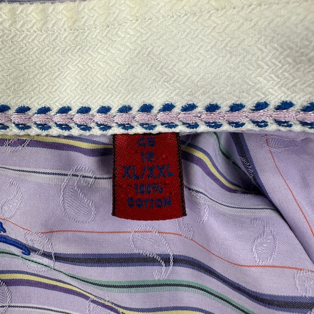 Robert Graham Robert Graham Button Up Long Sleeve Purple Shirt Men’s Size Size US XL / EU 56 / 4 - 6 Thumbnail