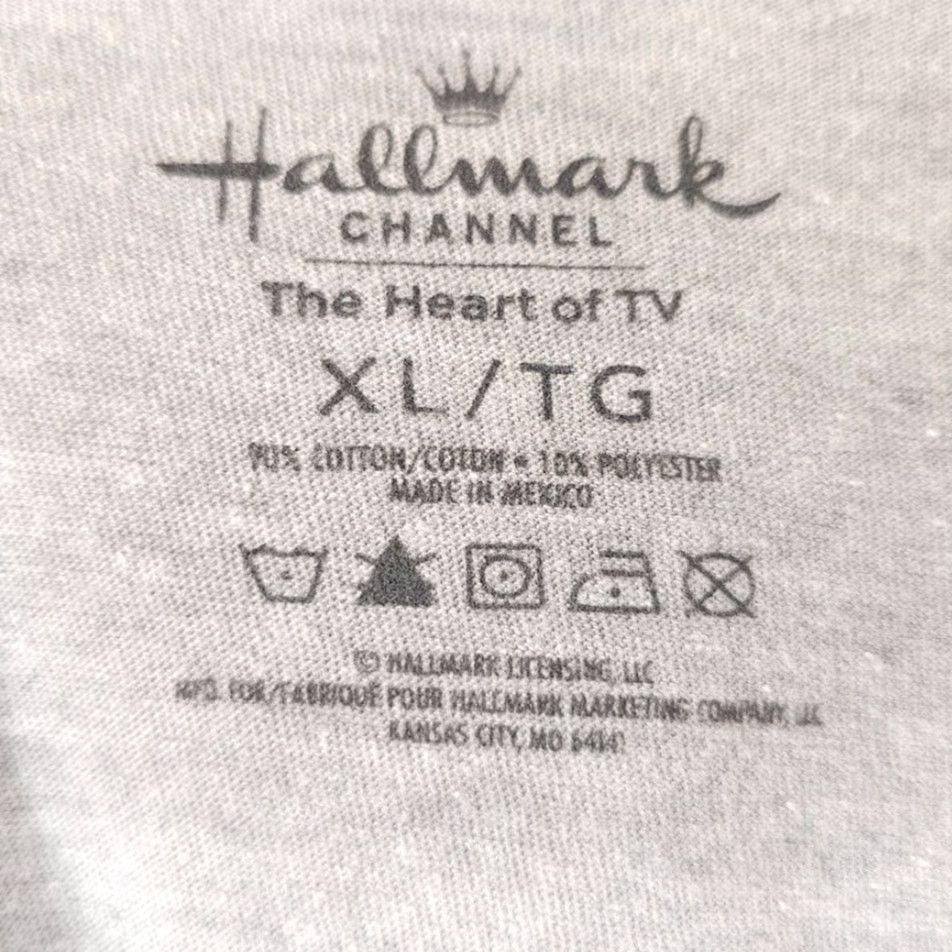 Vintage Hallmark Movie T Shirt Mens Size XL Gray Movie Watching Tee Size US XL / EU 56 / 4 - 6 Thumbnail