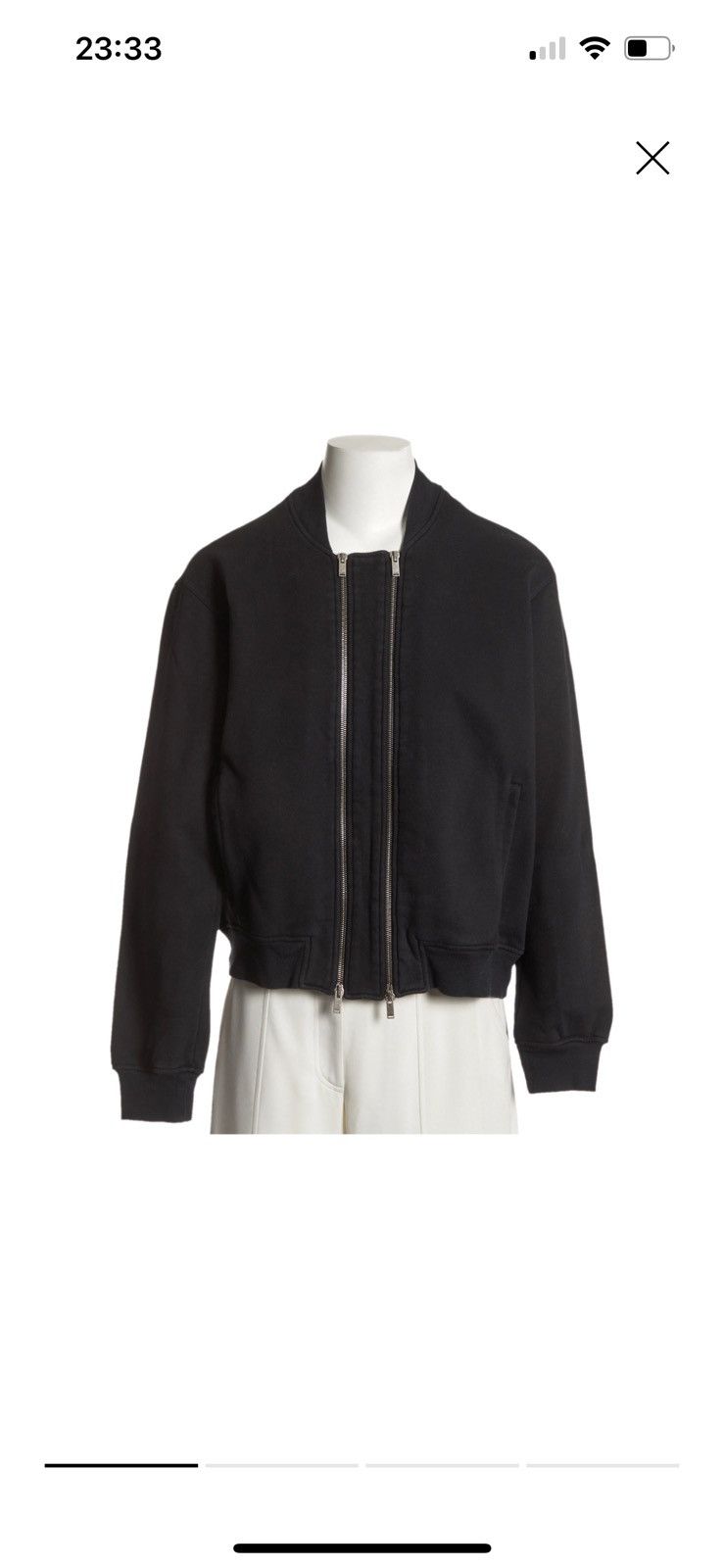 SLP DOUBLE ZIP BOMBER JACKET