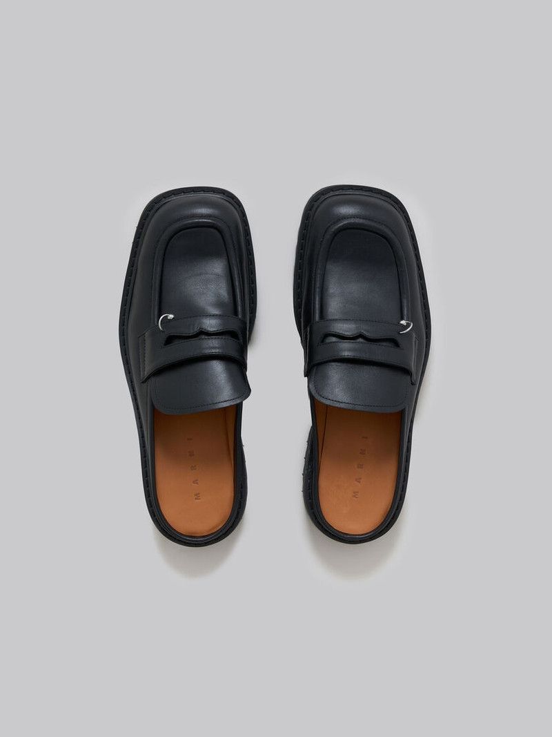 Marni o1w1db10426 Chunky Sabot Loafer in Black Size US 7 / EU 40 - 3 Thumbnail