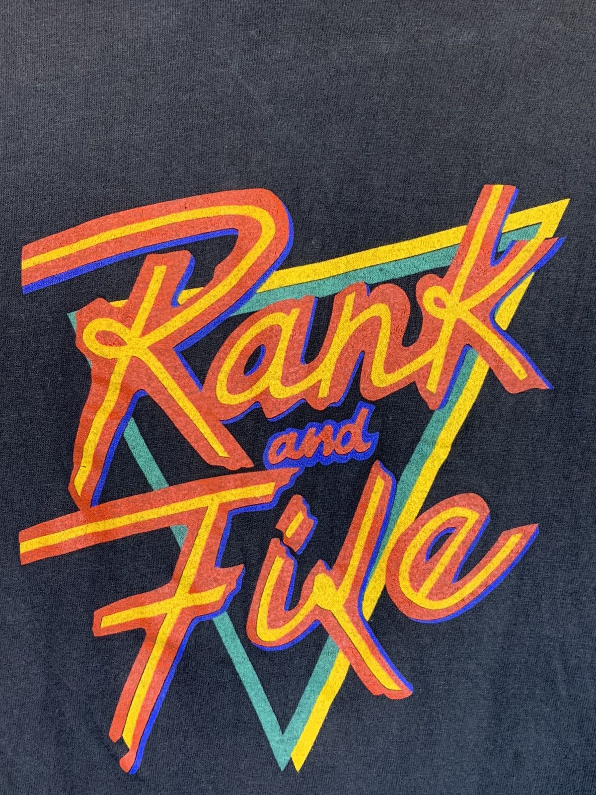 Band Tees × Vintage *RARE* Vintage 1984 Rank And File Long Gone Dead Band Shirt Size US S / EU 44-46 / 1 - 5 Thumbnail