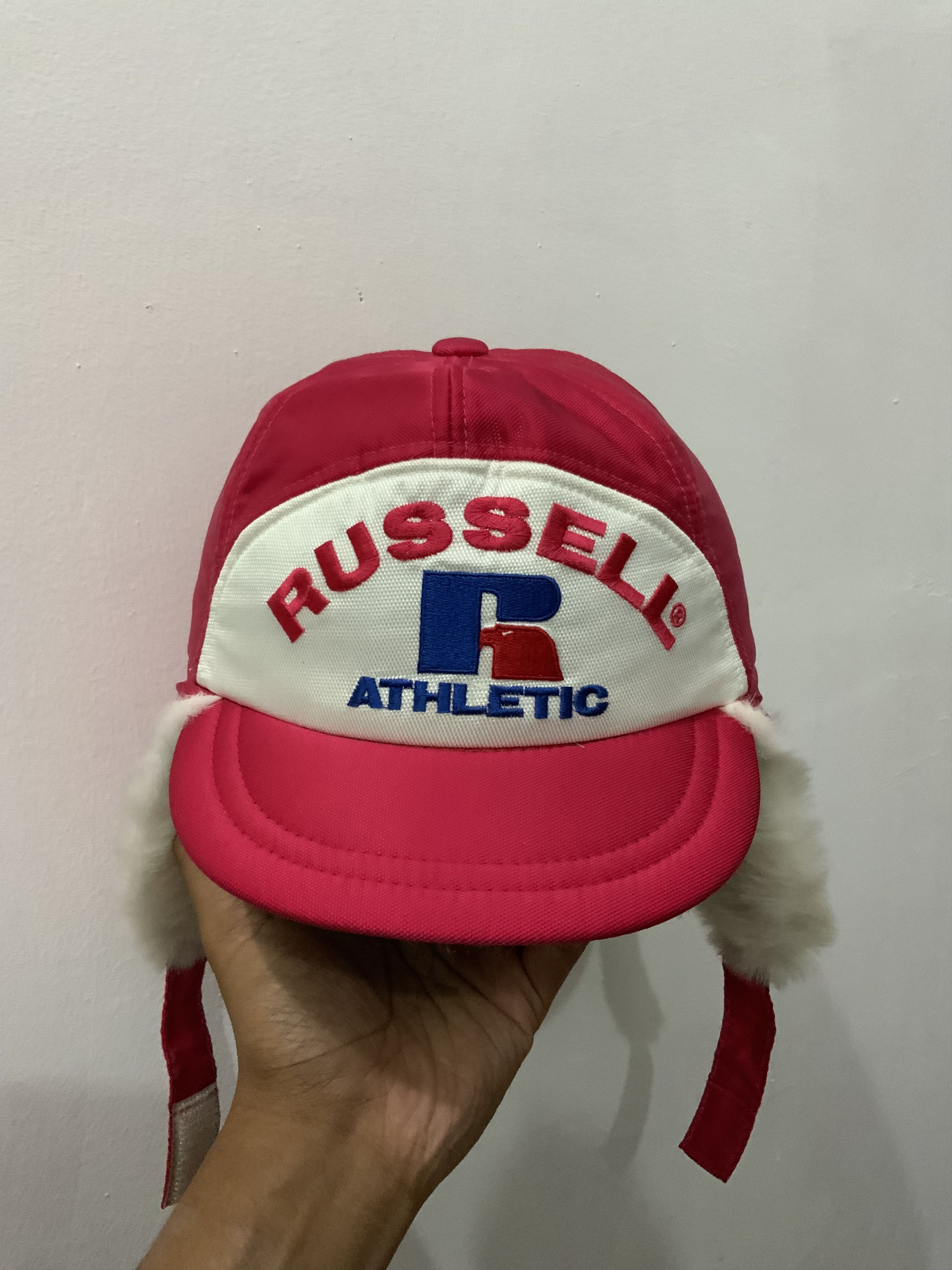 Japanese Brand Vintage Russell Athletc Mohair Fur Ski Hat Size ONE SIZE - 11 Thumbnail
