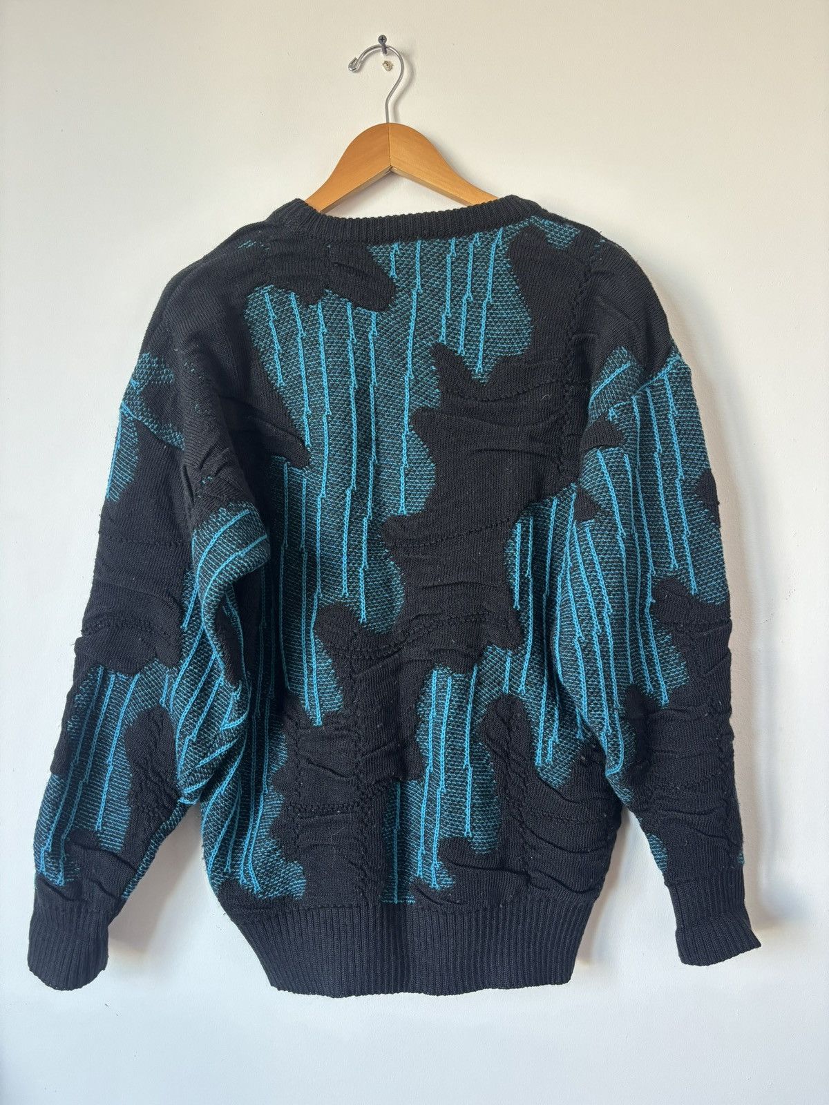 Other Kalaroo Australian Wool Sweater Black & Blue Small S Coogi Size US S / EU 44-46 / 1 - 2 Thumbnail