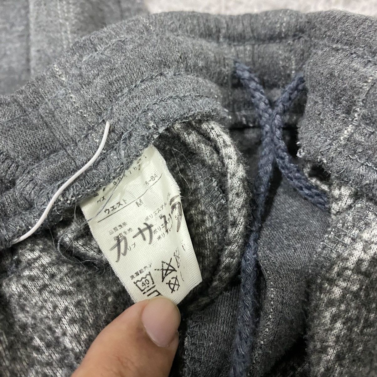Japanese Brand × Vintage Jogger pants stripe grey Size US 26 / EU 42 - 4 Thumbnail