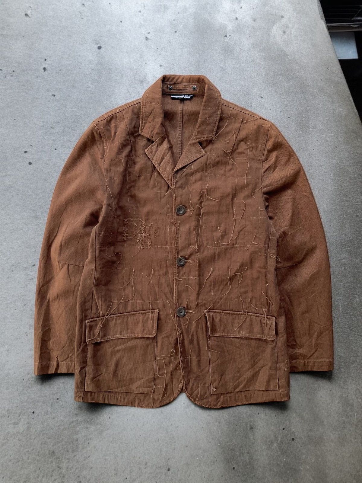 In The Attic 🔥Vintage 2000s In The Attic Patchwork Boro Jacket LGB Style Size US M / EU 48-50 / 2 - 2 Thumbnail