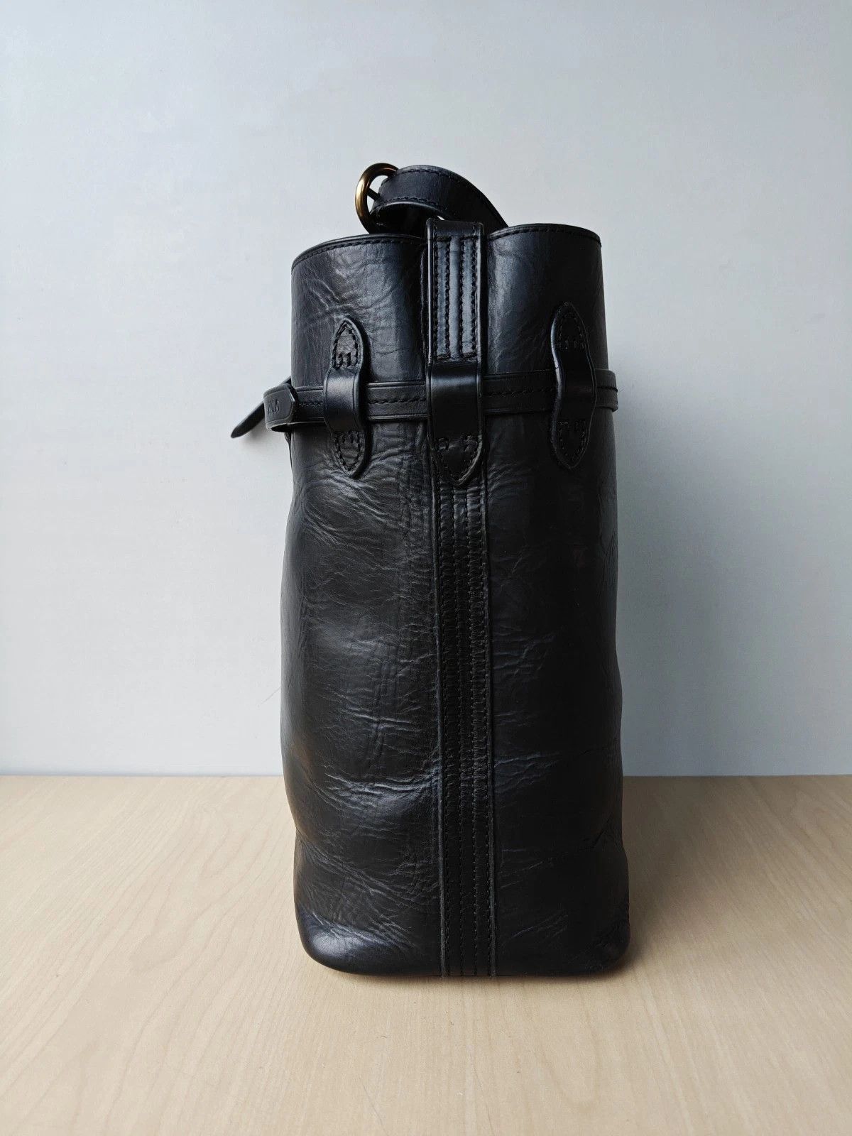 Polo Ralph Lauren Polo Ralph Lauren Bellport Leather Large Bucket Bag FTP 0007 Size ONE SIZE - 2 Thumbnail