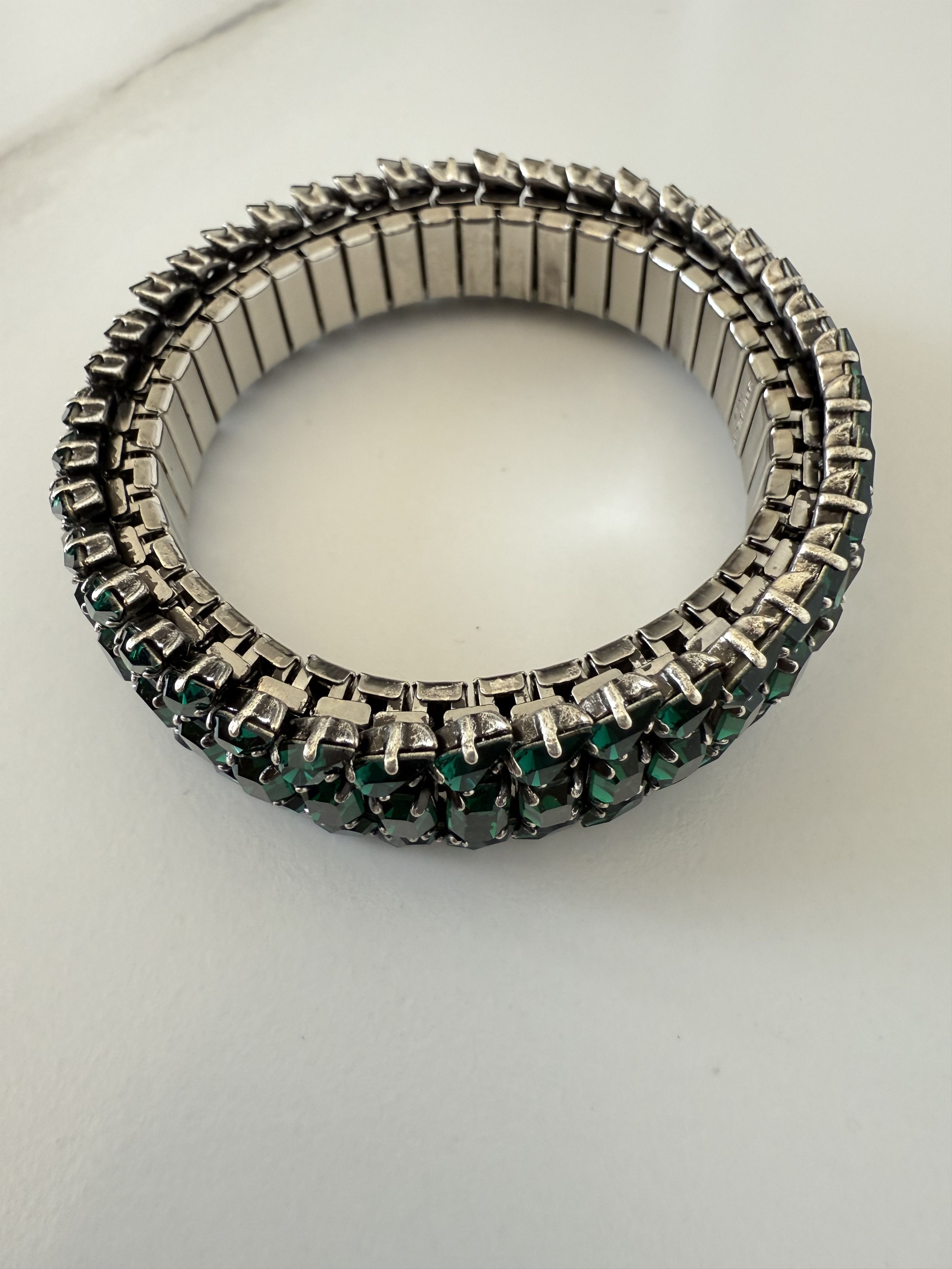 Saint Laurent Paris Saint Laurent Emerald Green Bracelet Size ONE SIZE - 2 Thumbnail