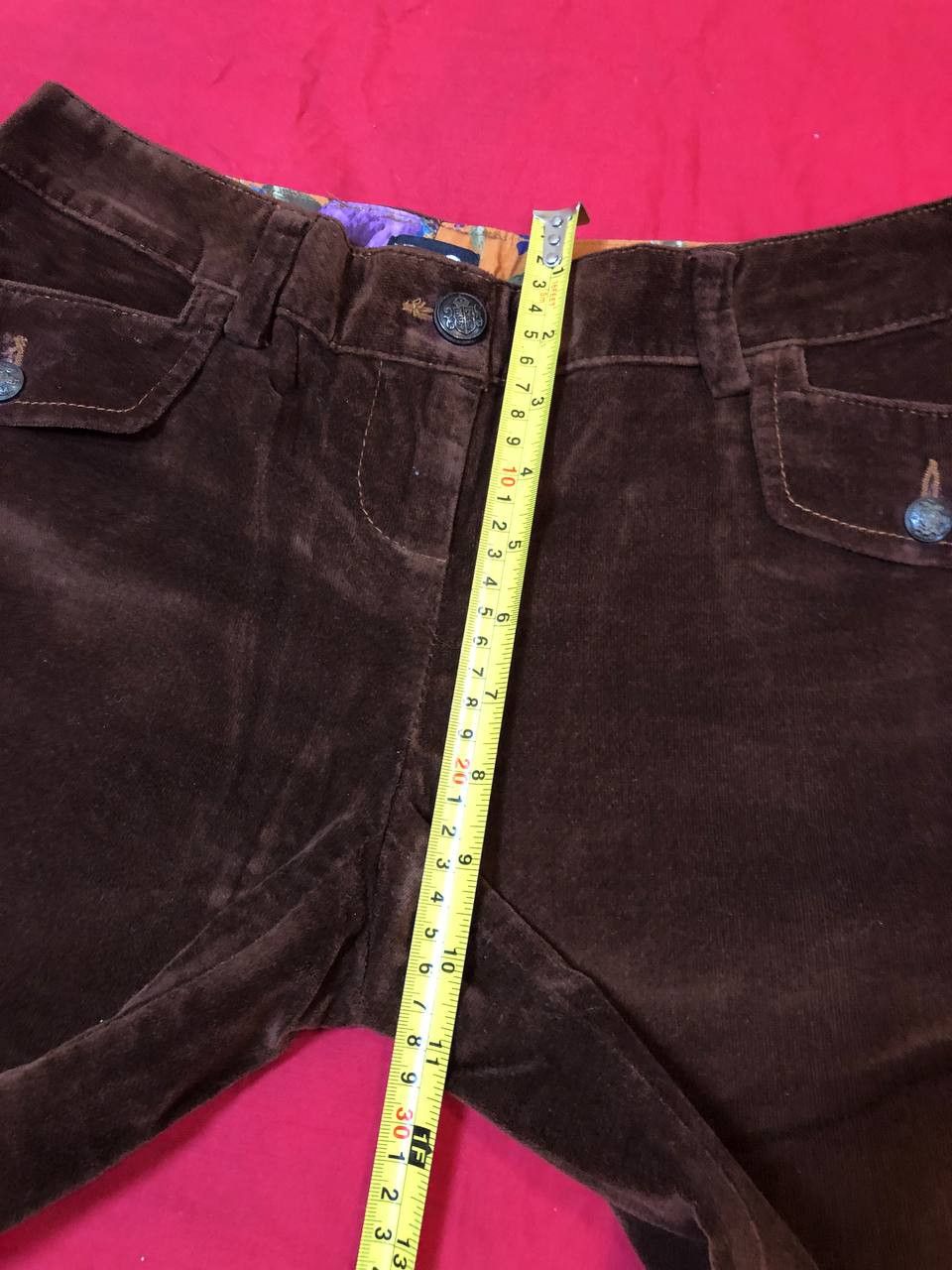 Dolce & Gabbana Vintage Dolce Gabbana Velvet flared Pants Women's Size 28" / US 6 / IT 42 - 12 Thumbnail