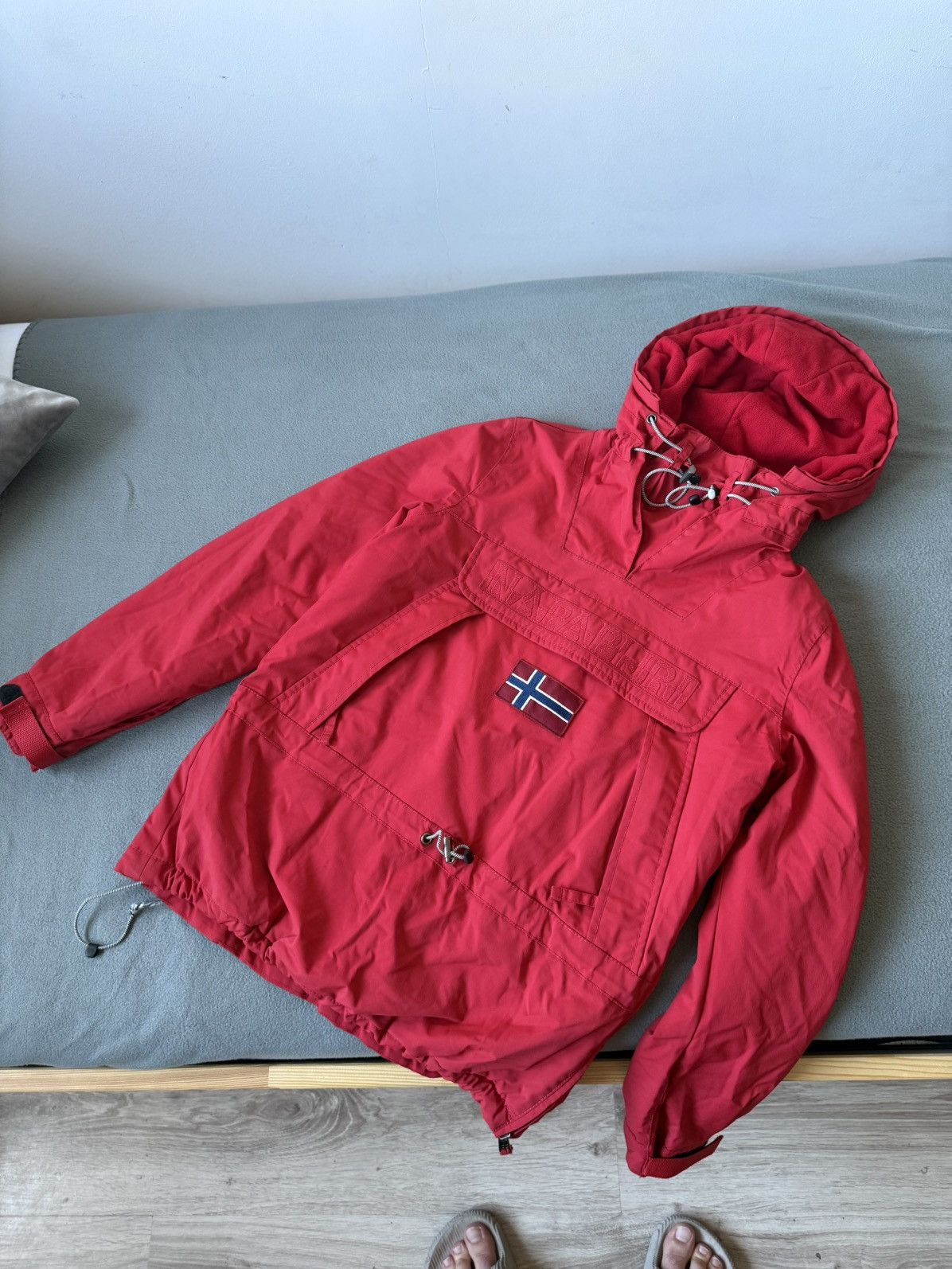 Napapijri Napapijri Skidoo Anorak Jacket (Red) Size S / US 4 / IT 40 - 2 Thumbnail