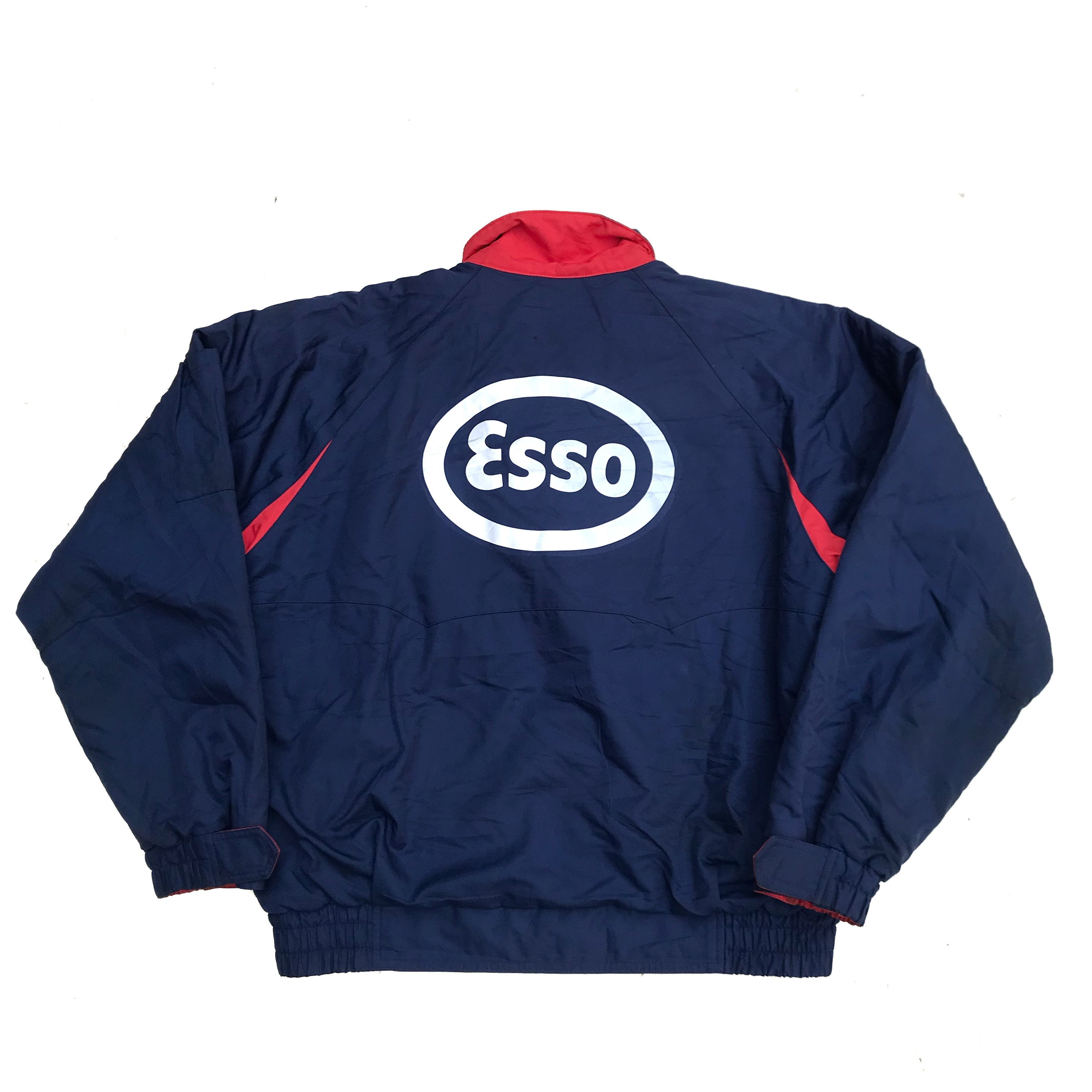 Japanese Brand Esso Us Safety Reflective Gas Station Staff Jacket Blue Size US M / EU 48-50 / 2 - 9 Thumbnail
