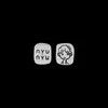 Jewelry Dark Earrings One Pairs Chrome Jewelry Size ONE SIZE - 1 Thumbnail