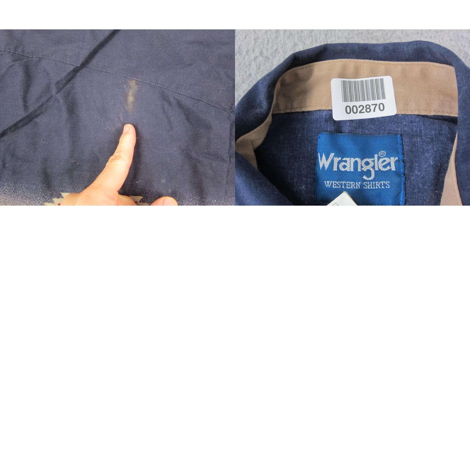 Wrangler VINTAGE Wrangler Shirt Mens XL Blue Aztec Snap Brushpopper 90s Western Button-Up Long Sleeve Collared Cotton Blue 90s Mens Size US XL / EU 56 / 4 - 9 Thumbnail