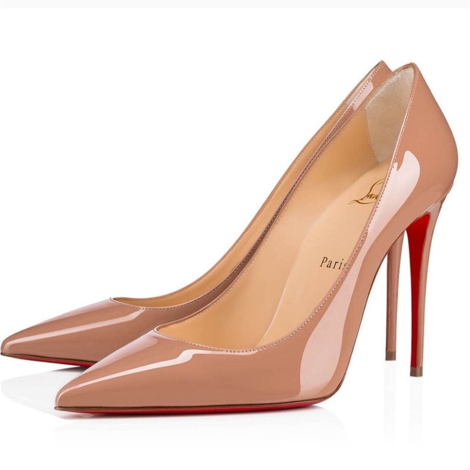 Christian Louboutin Decollete 554 100 Patent Nude 6248